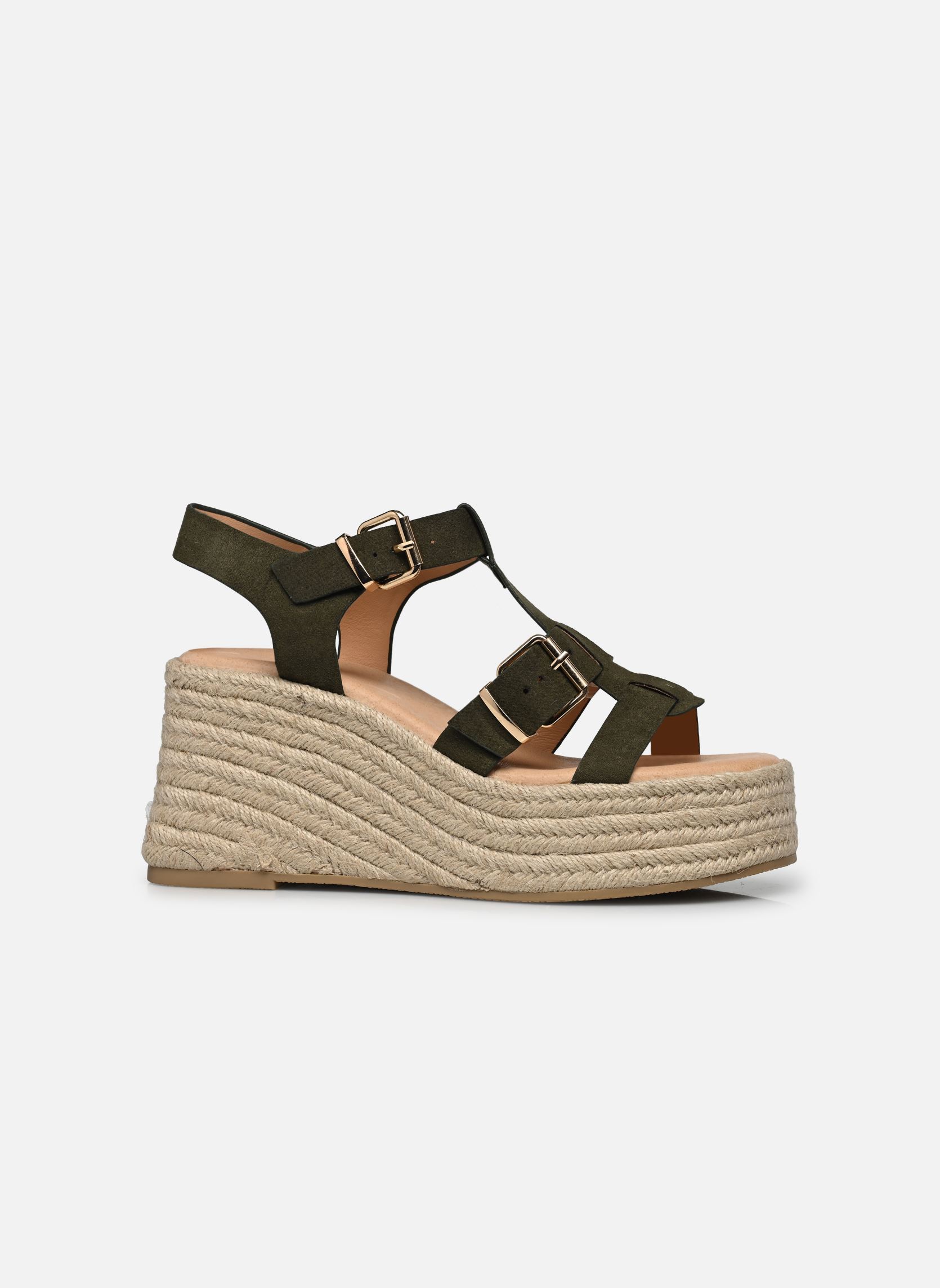 Keil- und Plateausandalen Tara damen grün Texto Keil- und Plateausandalen Tara damen grün Kaki