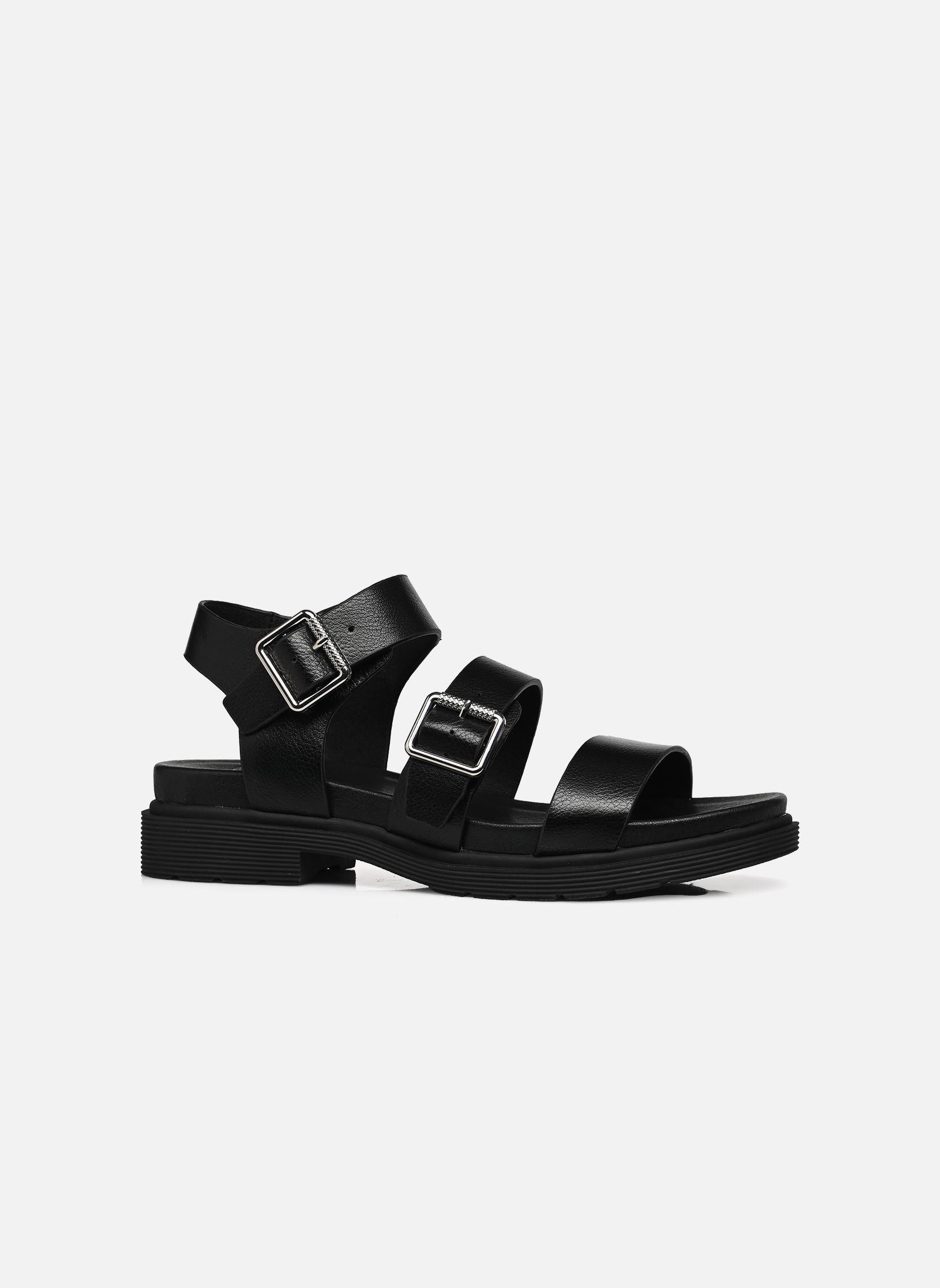 Sandales compensées et plateformes Maldonu femme noir Texto Sandales compensées et plateformes Maldonu femme noir Noir