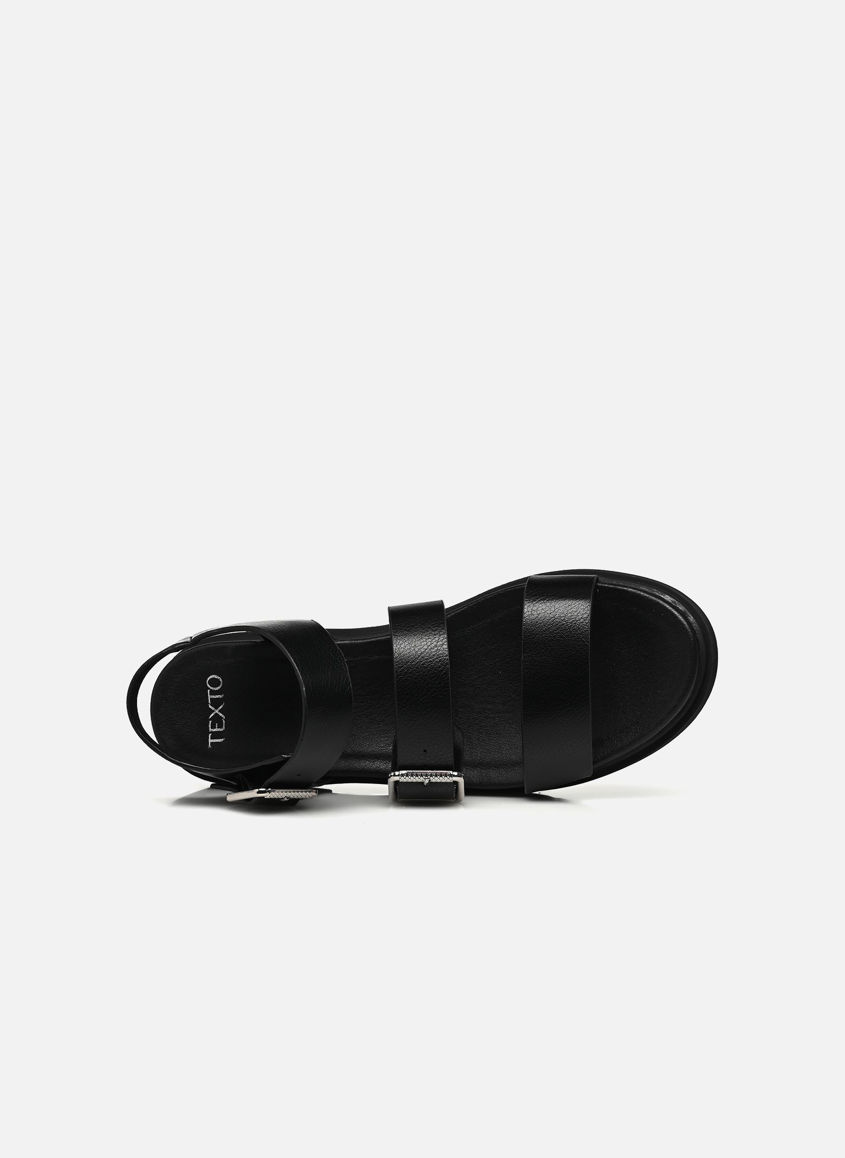 Sandales compensées et plateformes Maldonu femme noir Texto Sandales compensées et plateformes Maldonu femme noir Noir