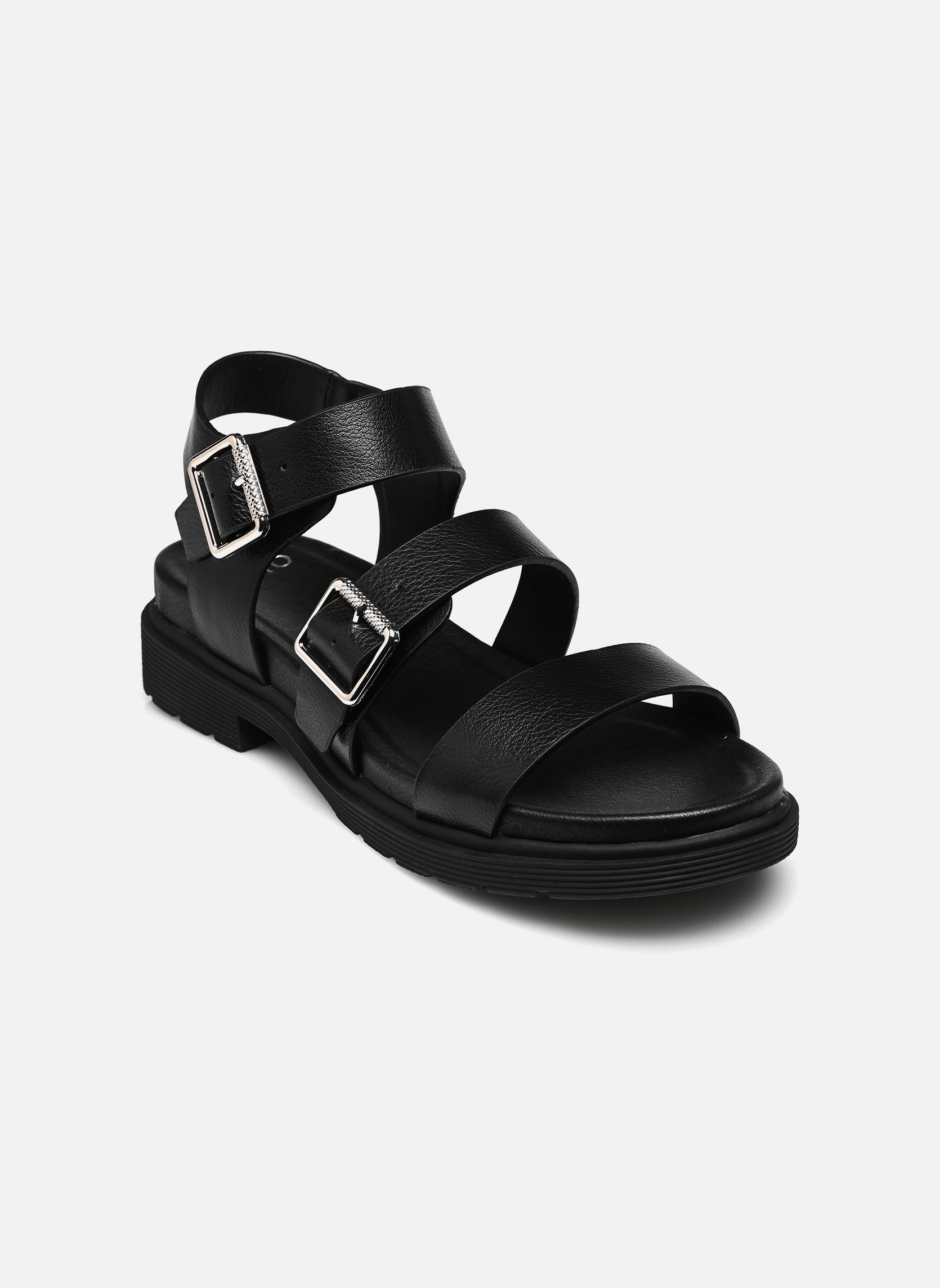 Keil- und Plateausandalen Maldonu damen schwarz Texto Keil- und Plateausandalen Maldonu damen schwarz NOIR