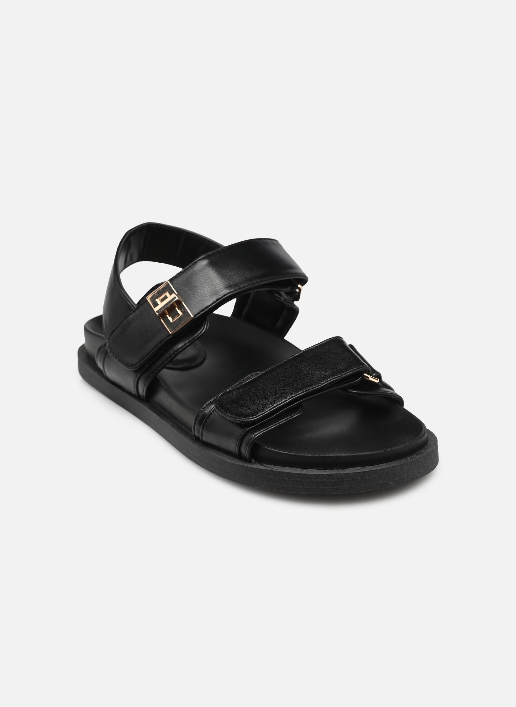 Sandalen met sleehak en plateau Neeve dames zwart Texto Sandalen met sleehak en plateau Neeve dames zwart Noir