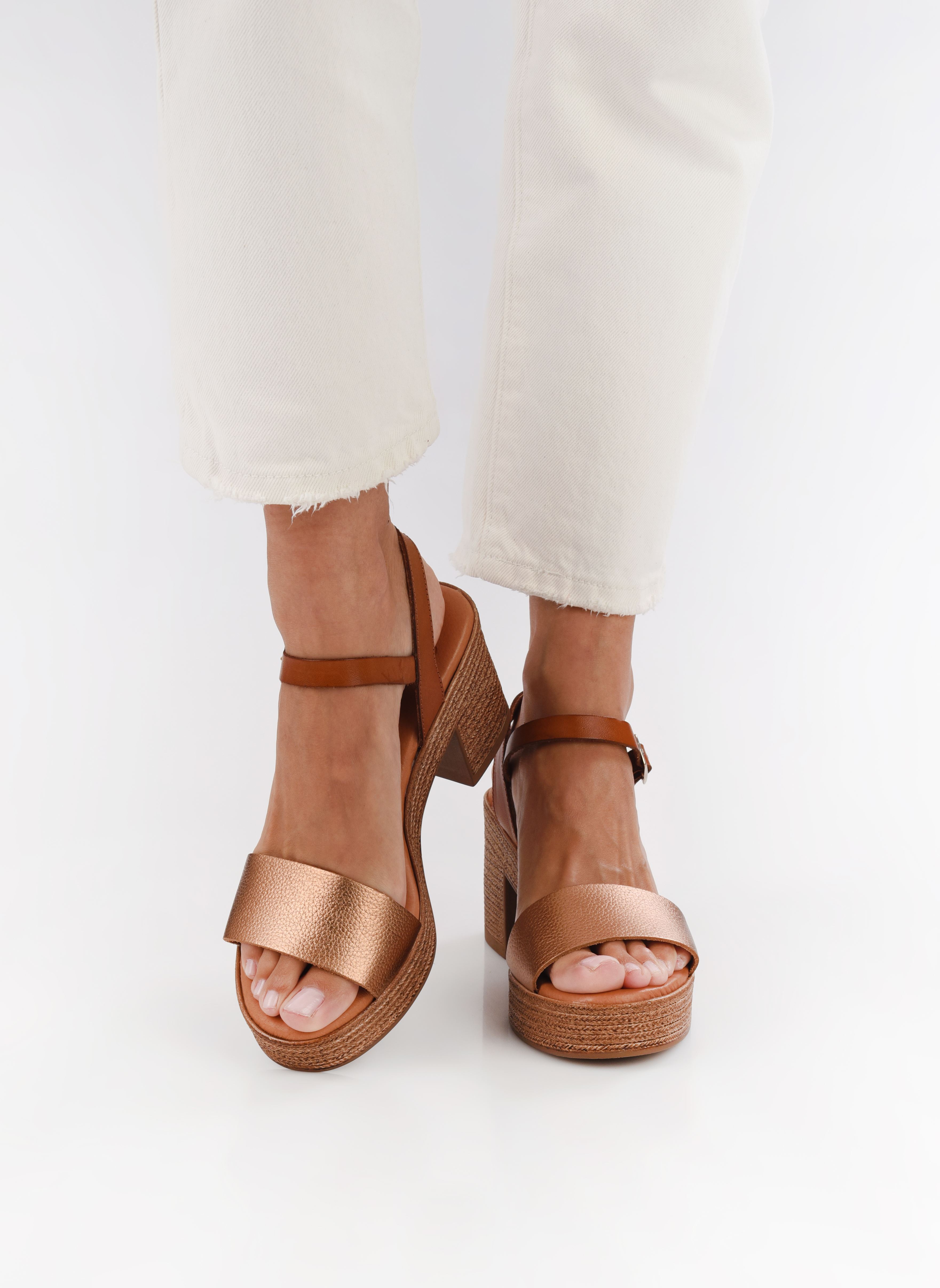 Sandalen Glacen dames bruin Texto Sandalen Glacen dames bruin Camel Bronze