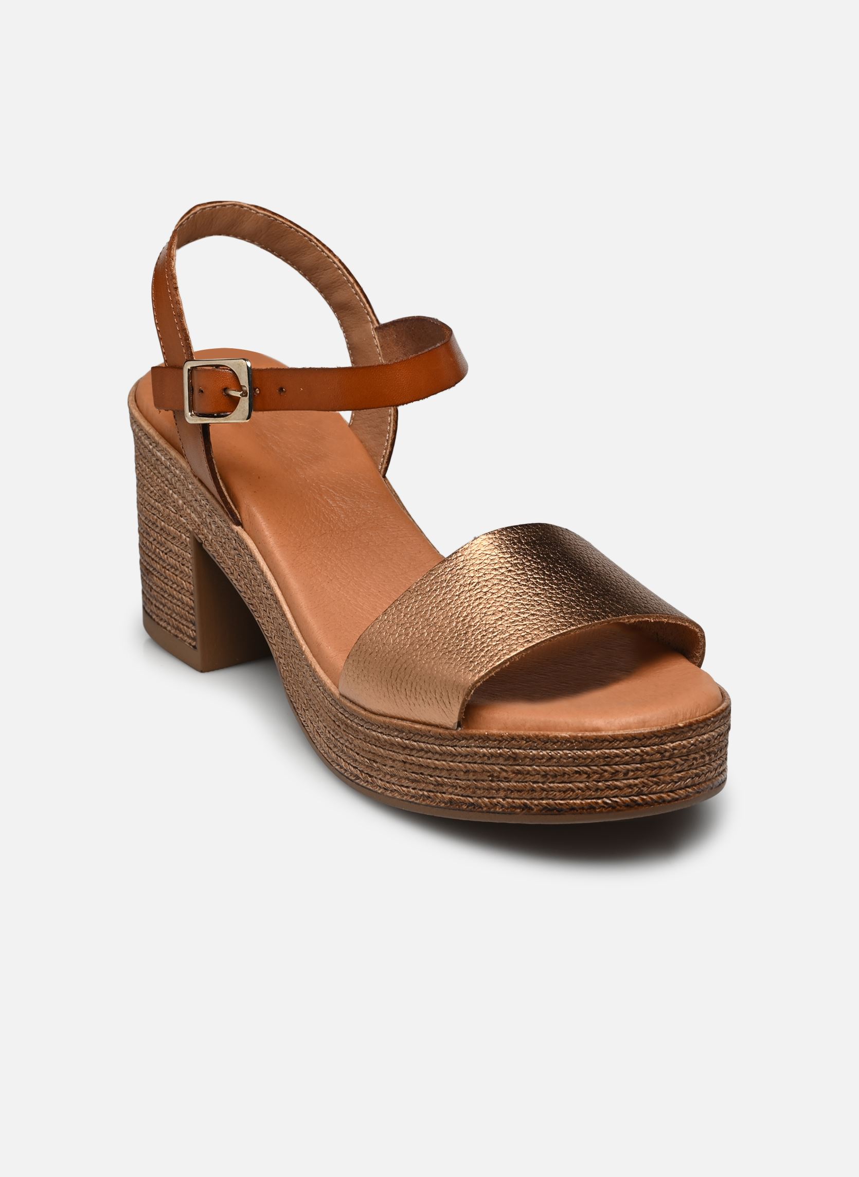 Sandalen Glacen dames bruin Texto Sandalen Glacen dames bruin Camel Bronze