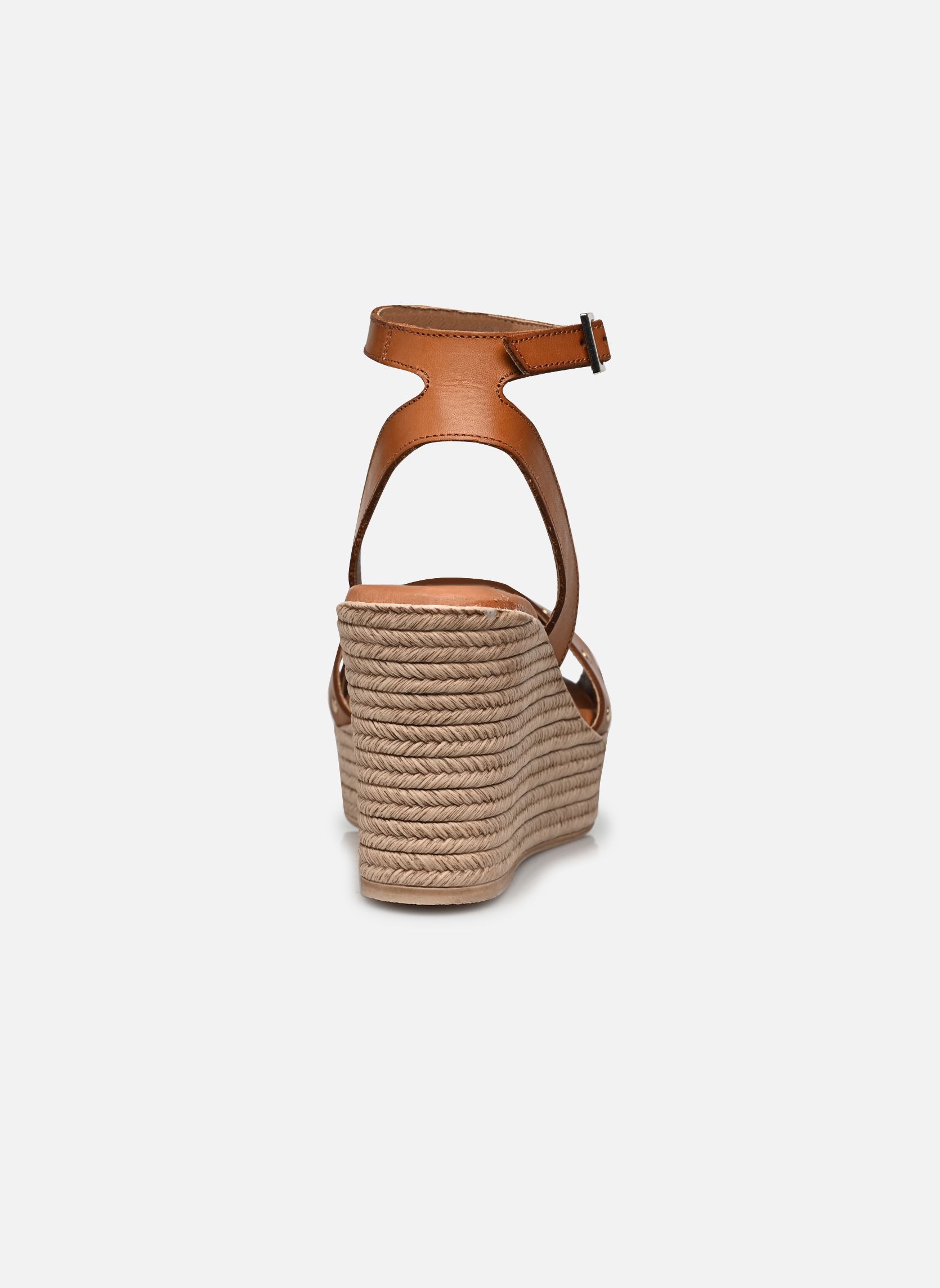 Sandali con zeppa e plateau Talie donna marrone Texto Sandali con zeppa e plateau Talie donna marrone Camel
