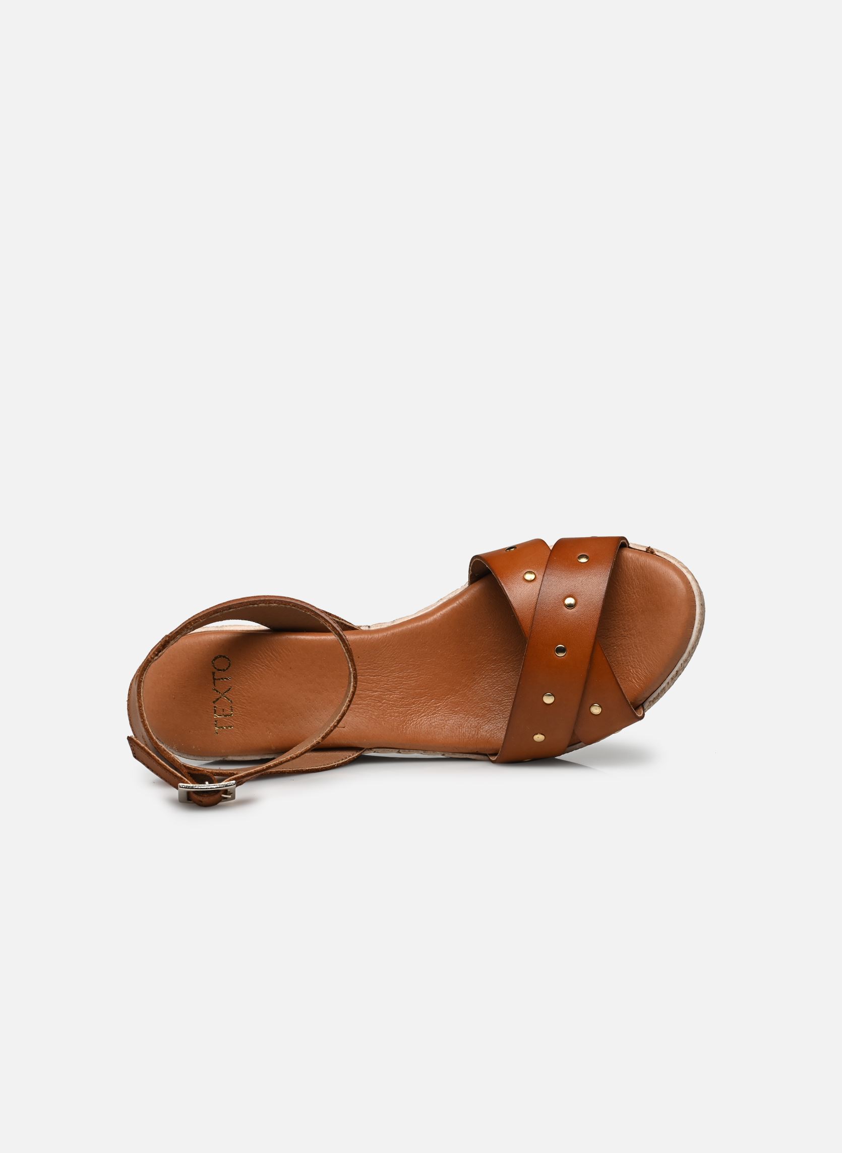 Sandali con zeppa e plateau Talie donna marrone Texto Sandali con zeppa e plateau Talie donna marrone Camel