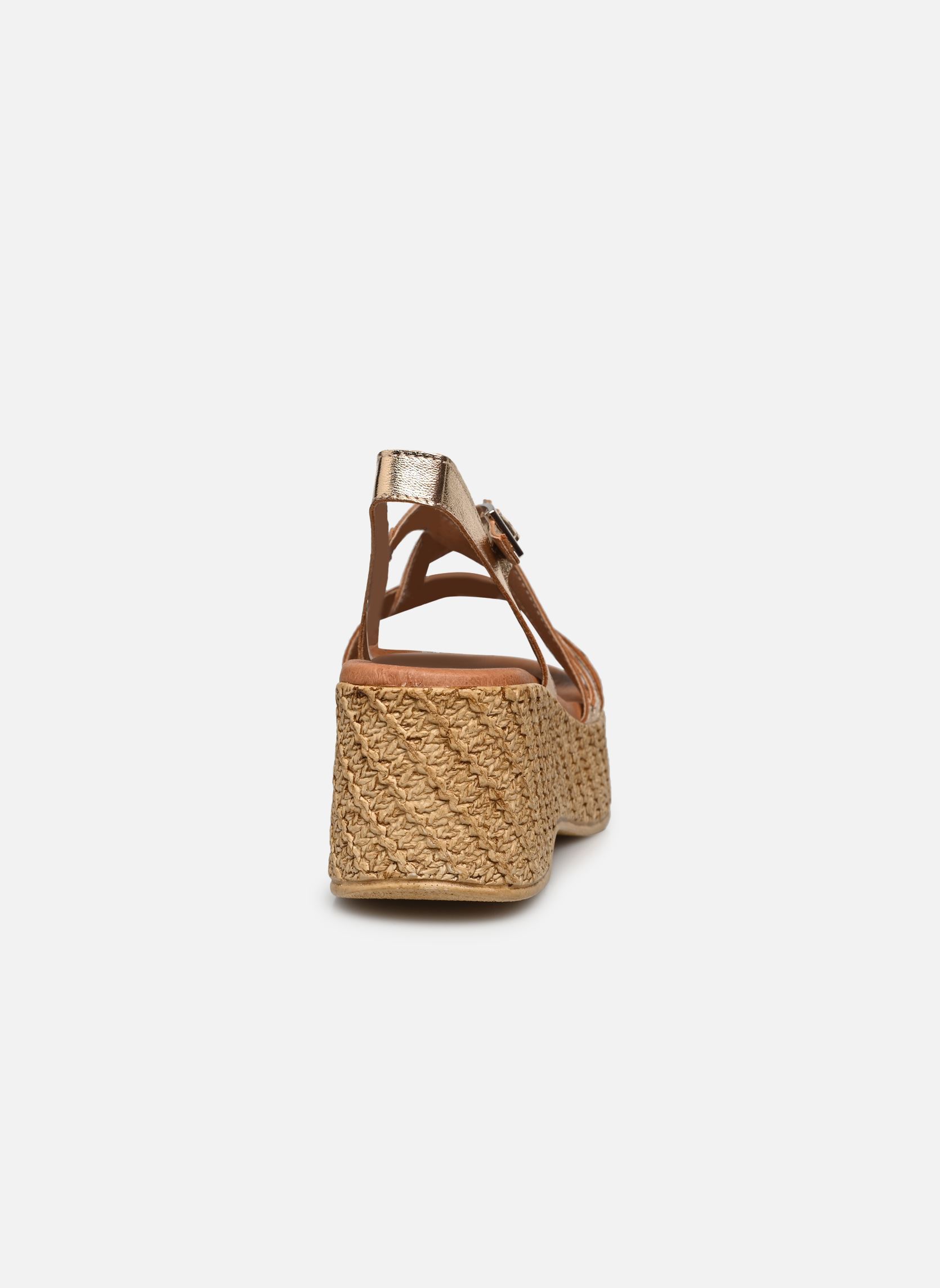 Keil- und Plateausandalen Tamani damen gold und bronze Texto Keil- und Plateausandalen Tamani damen gold und bronze OR