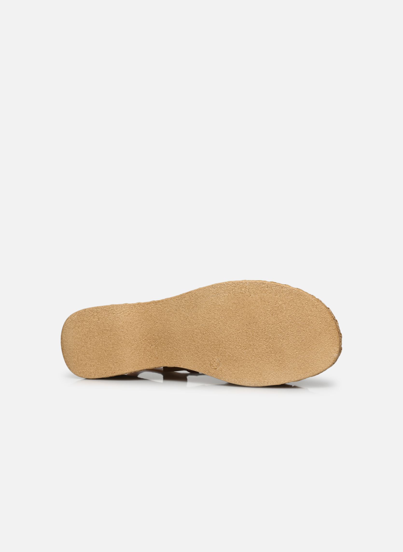 Keil- und Plateausandalen Tamani damen gold und bronze Texto Keil- und Plateausandalen Tamani damen gold und bronze OR