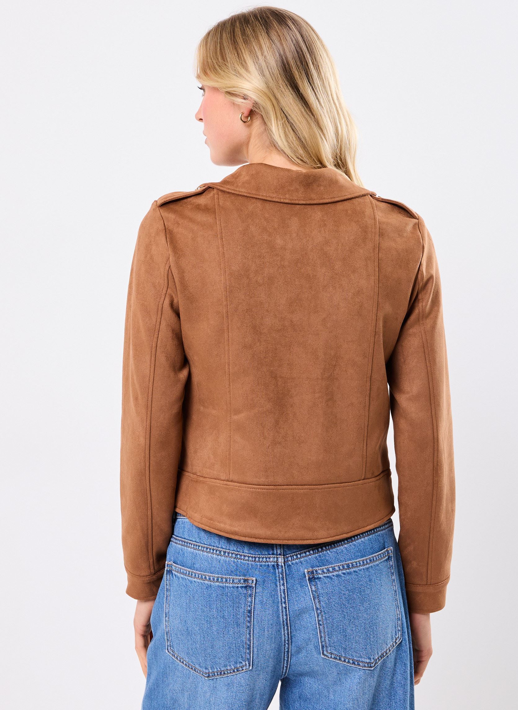Bomberjacken VSUEDE damen braun MADE BY Bomberjacken VSUEDE damen braun THRUSH