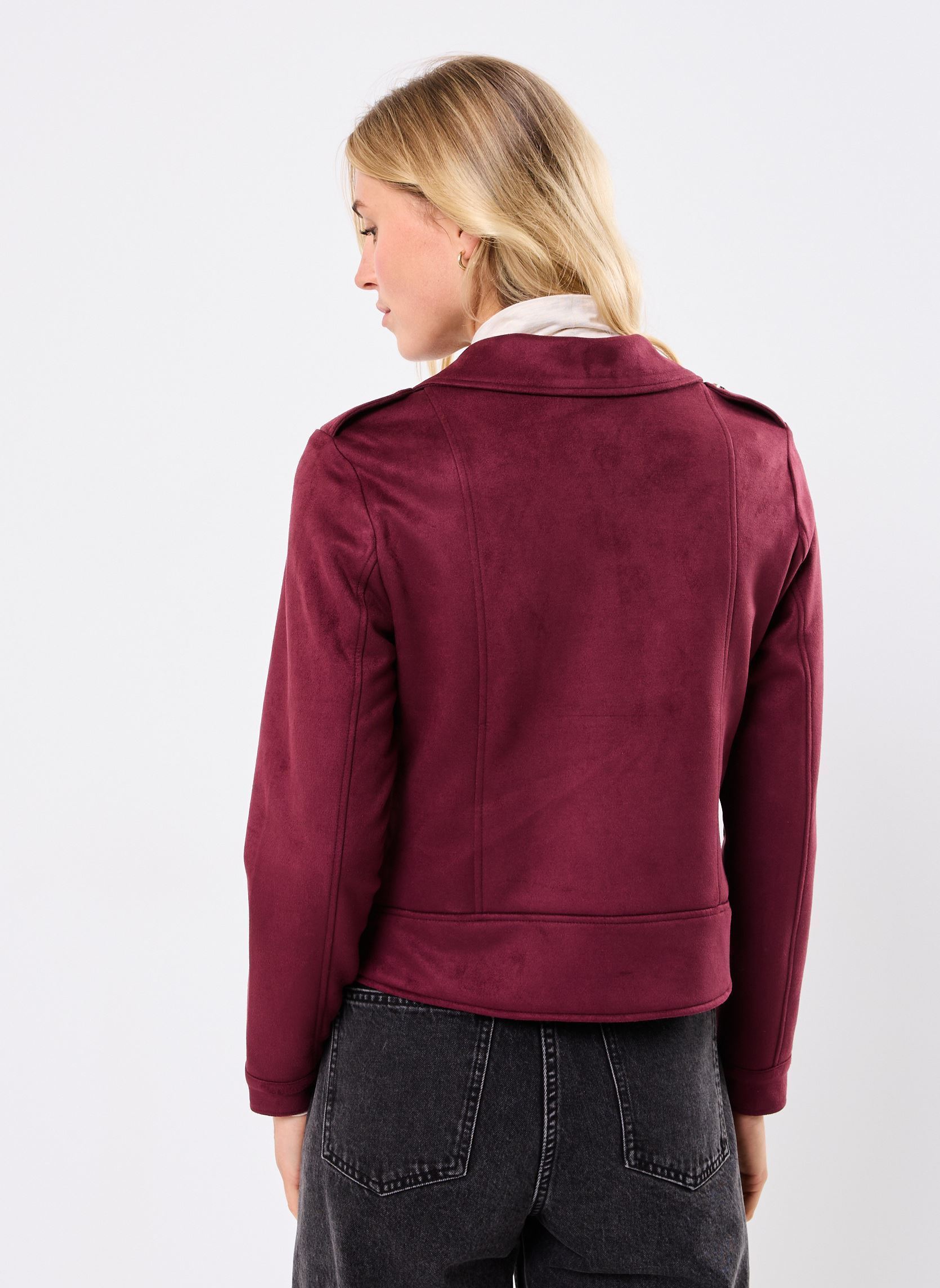 Bomberjacks VSUEDE dames bordeaux MADE BY Bomberjacks VSUEDE dames bordeaux MAROON BANNER