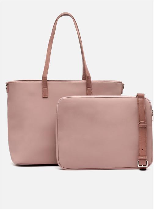 Misako Sacs ordinateurs Mallette pour ordinateur portable Delora Black femme rose