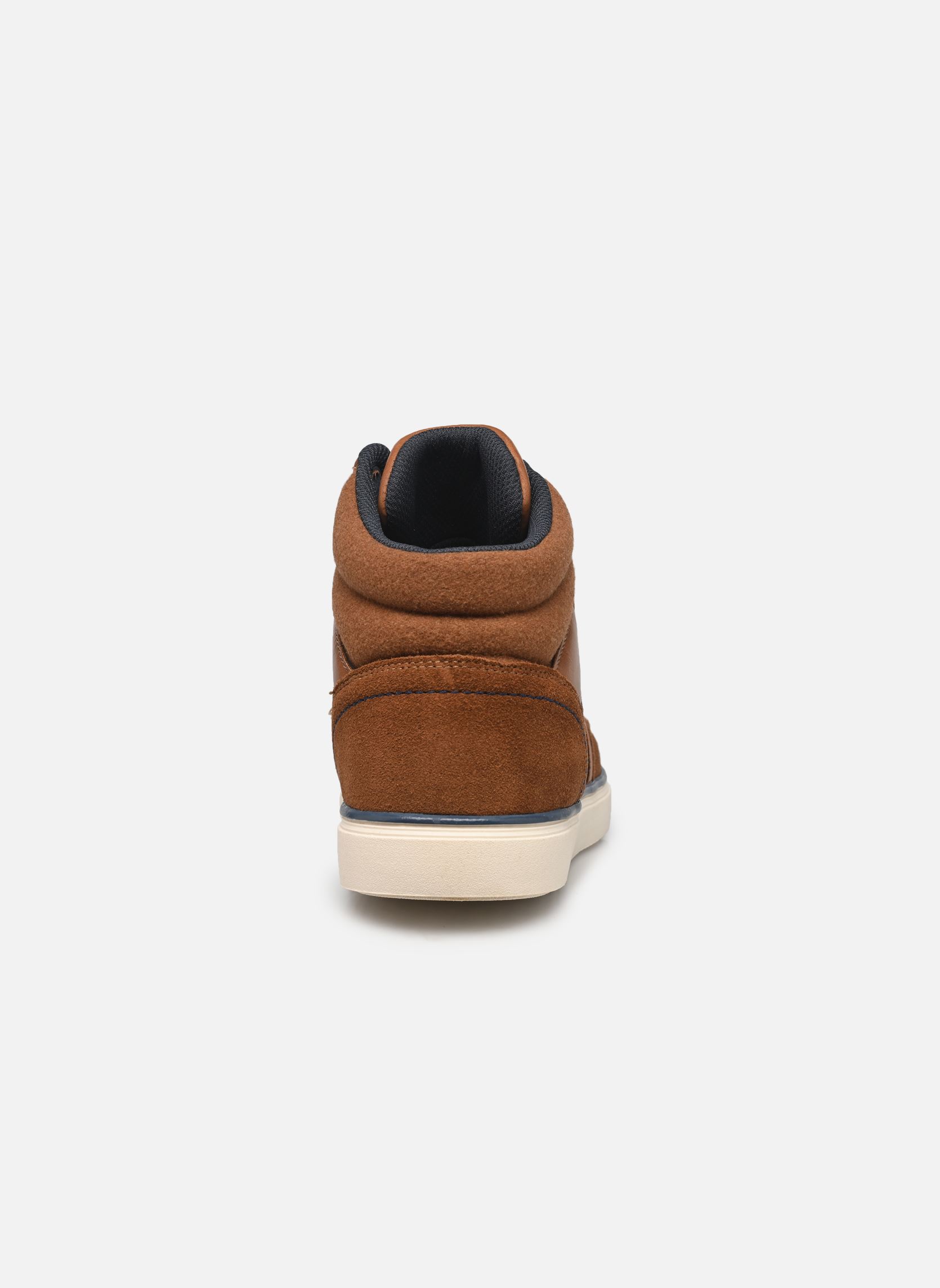 Hoge sneakers Baskets EDVIN heren bruin MADE BY Hoge sneakers Baskets EDVIN heren bruin COGNAC