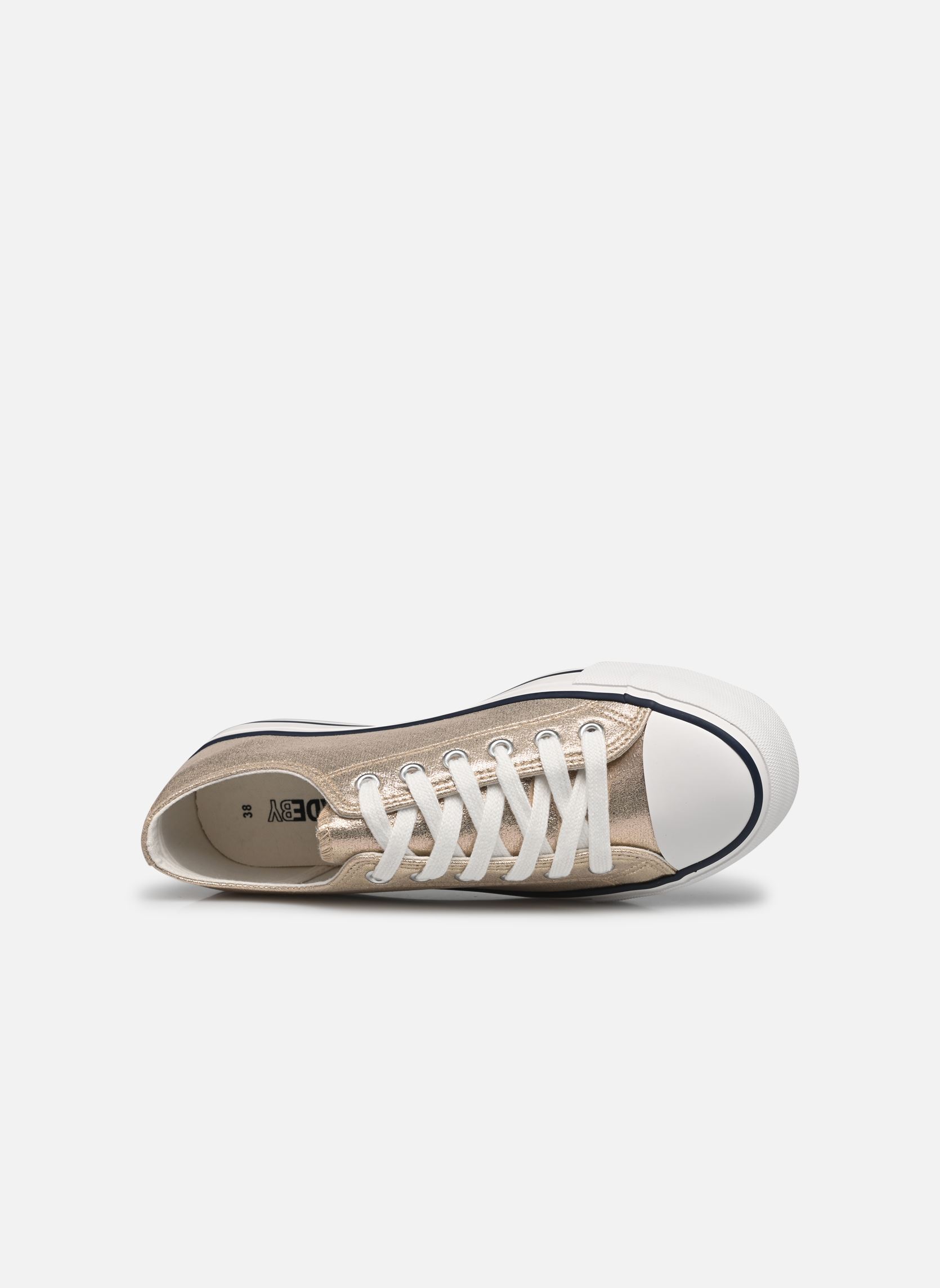 Print sneakers Baskets GOLDA dames goud en brons MADE BY Print sneakers Baskets GOLDA dames goud en brons DORÉ