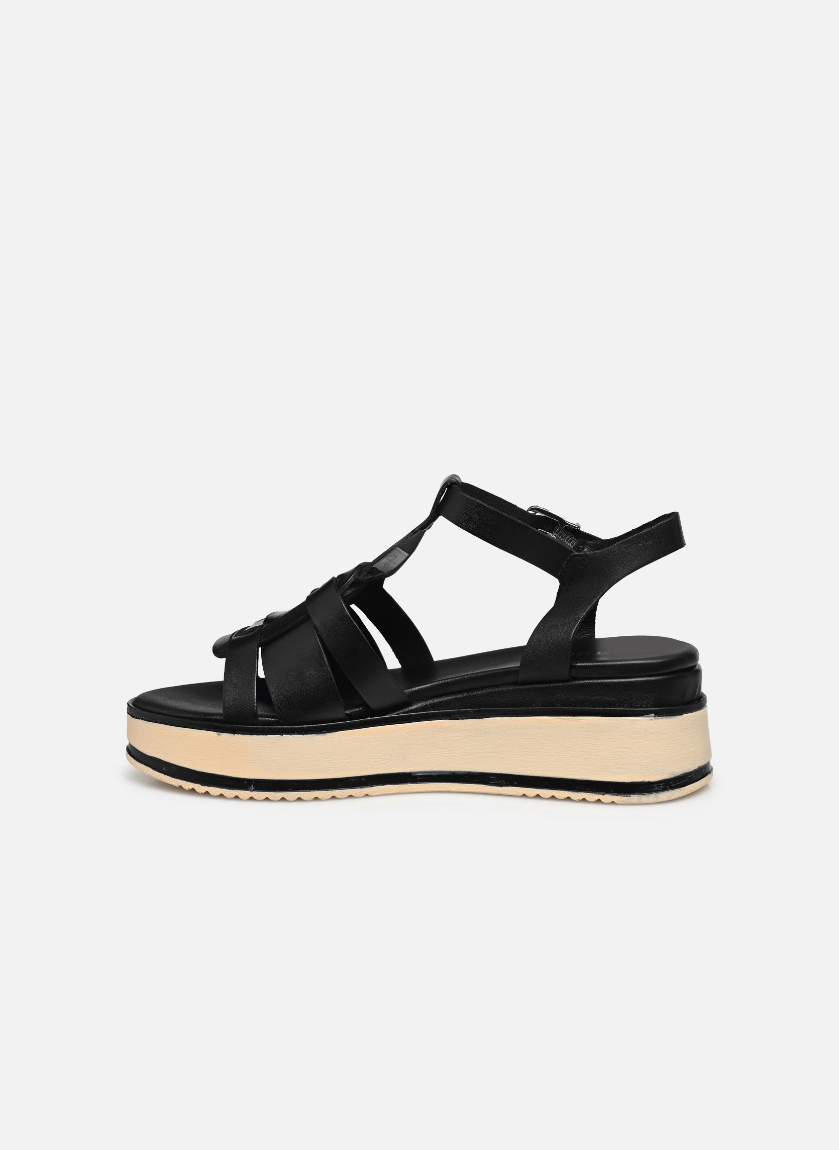 Sandales compensées et plateformes L.56.BETH femme noir Sweet Lemon Sandales compensées et plateformes L.56.BETH femme noir Nero
