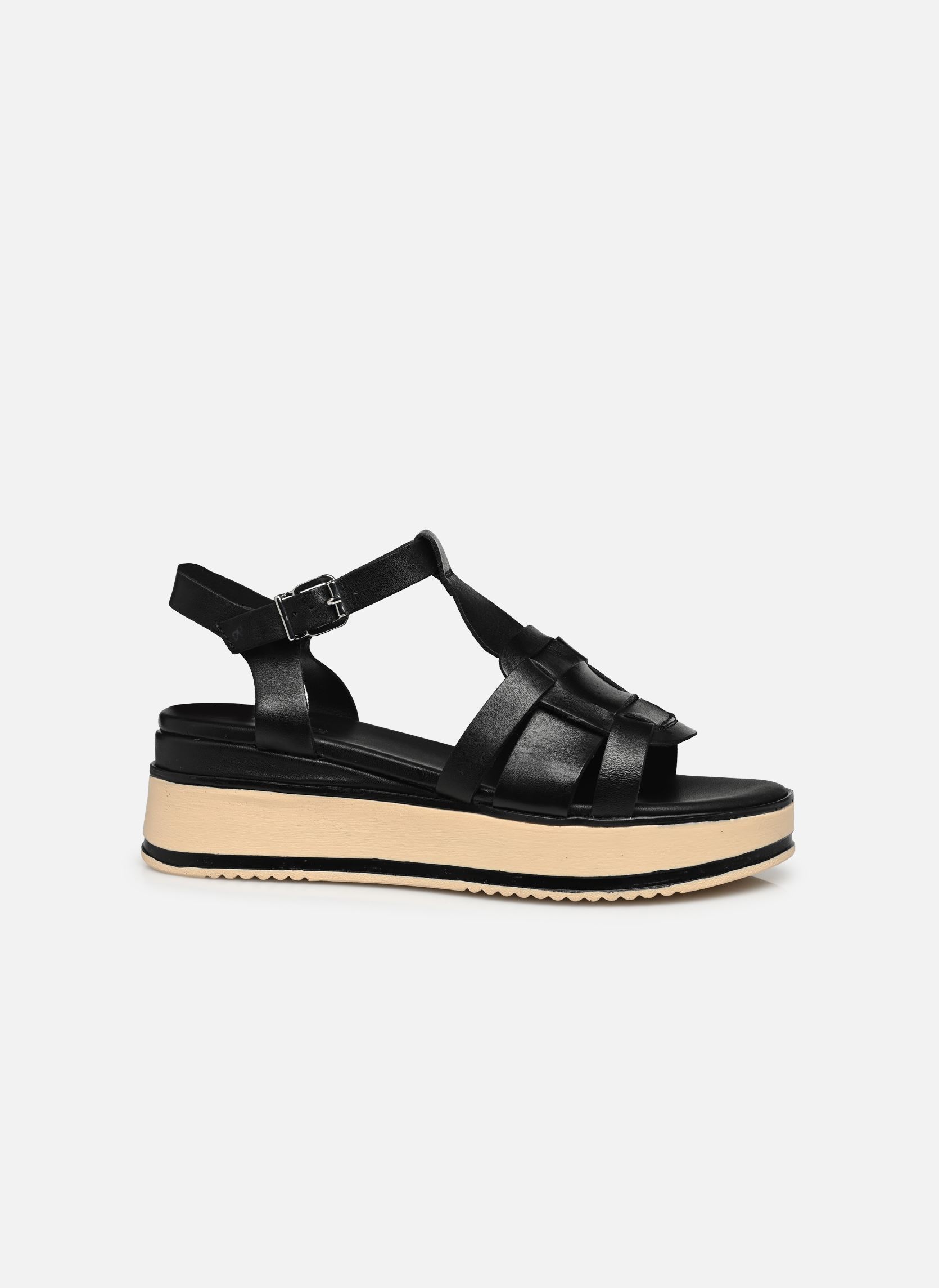 Sandales compensées et plateformes L.56.BETH femme noir Sweet Lemon Sandales compensées et plateformes L.56.BETH femme noir Nero