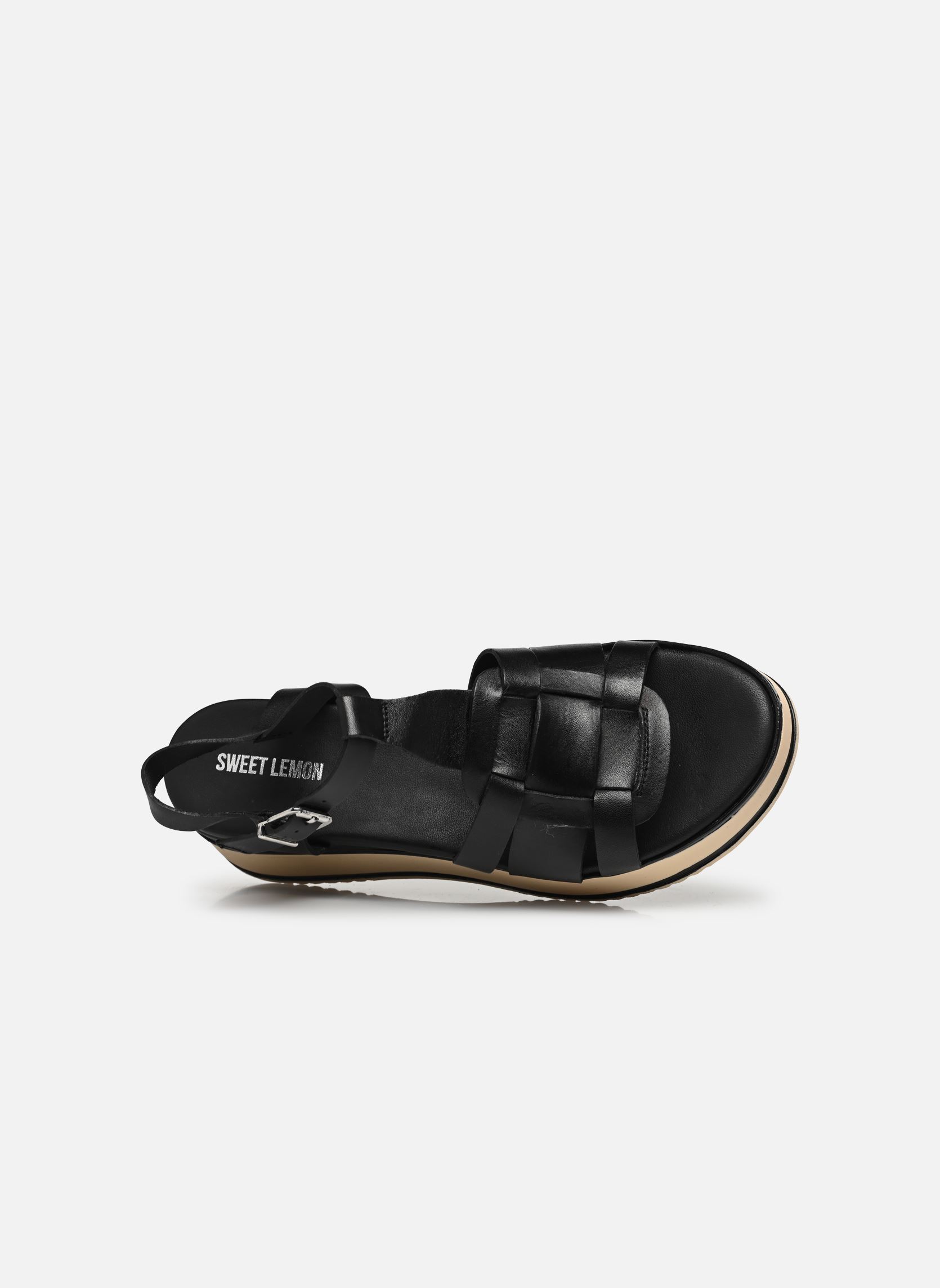 Sandales compensées et plateformes L.56.BETH femme noir Sweet Lemon Sandales compensées et plateformes L.56.BETH femme noir Nero