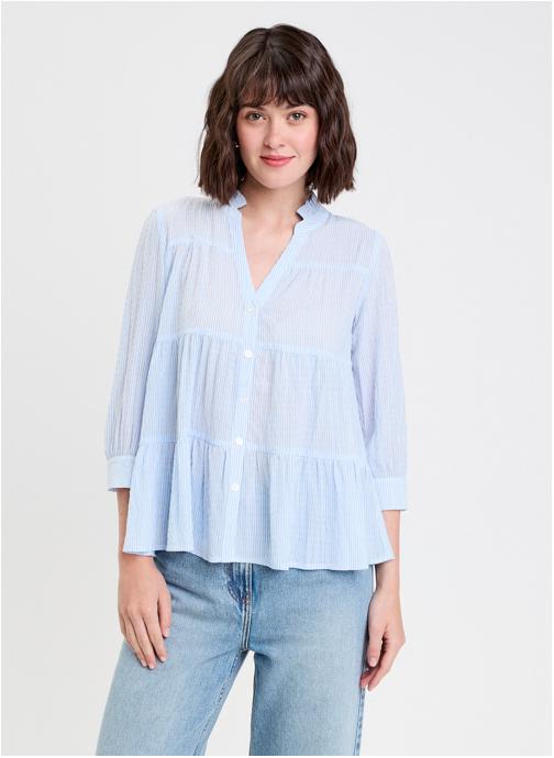 Cache Cache Blouses CHEGOFTAGE femme bleu