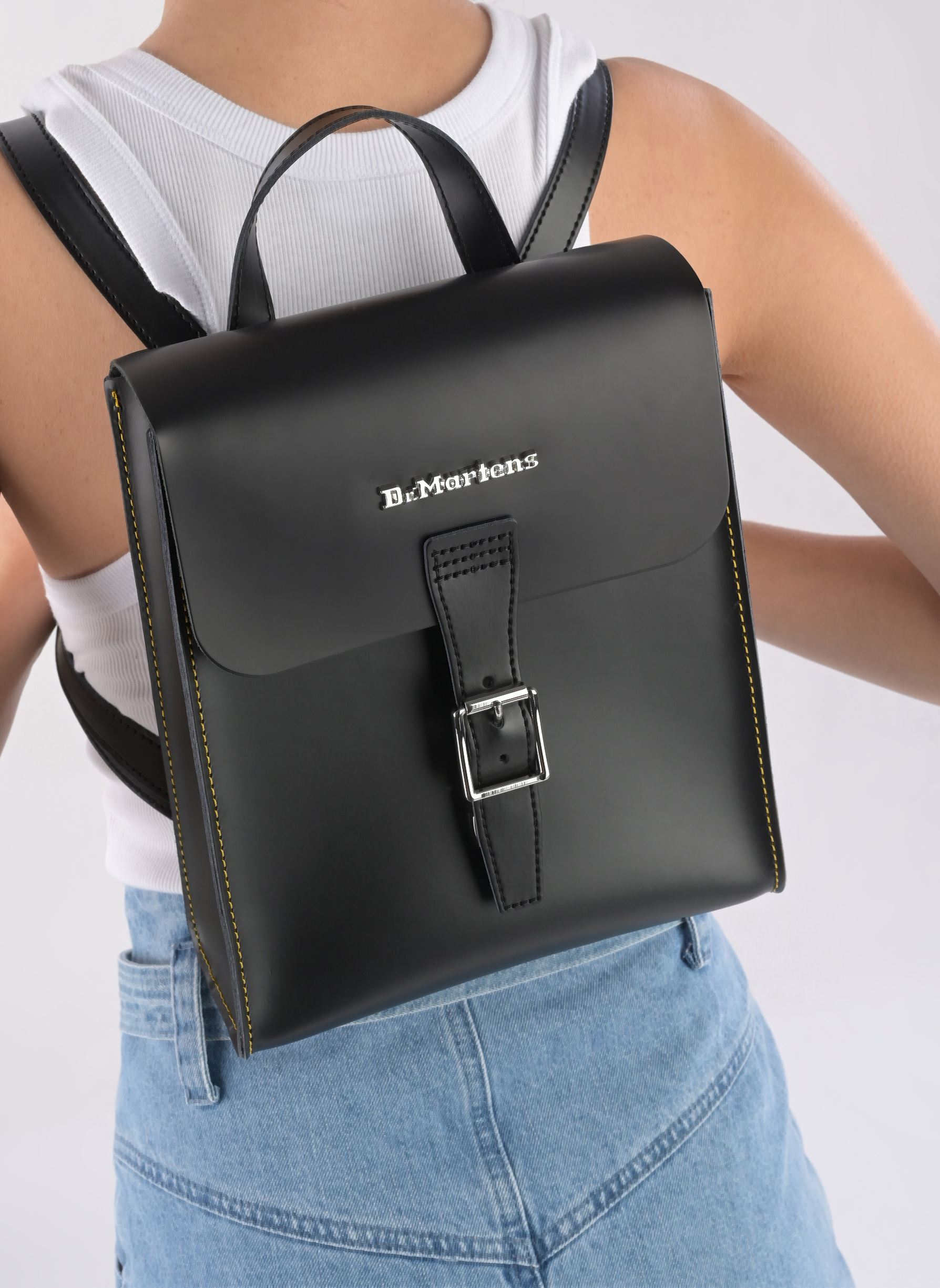 Rucksäcke Mini Leather Backpack schwarz Dr. Martens Rucksäcke Mini Leather Backpack schwarz BLACK KIEV & BLACK SMOOTH