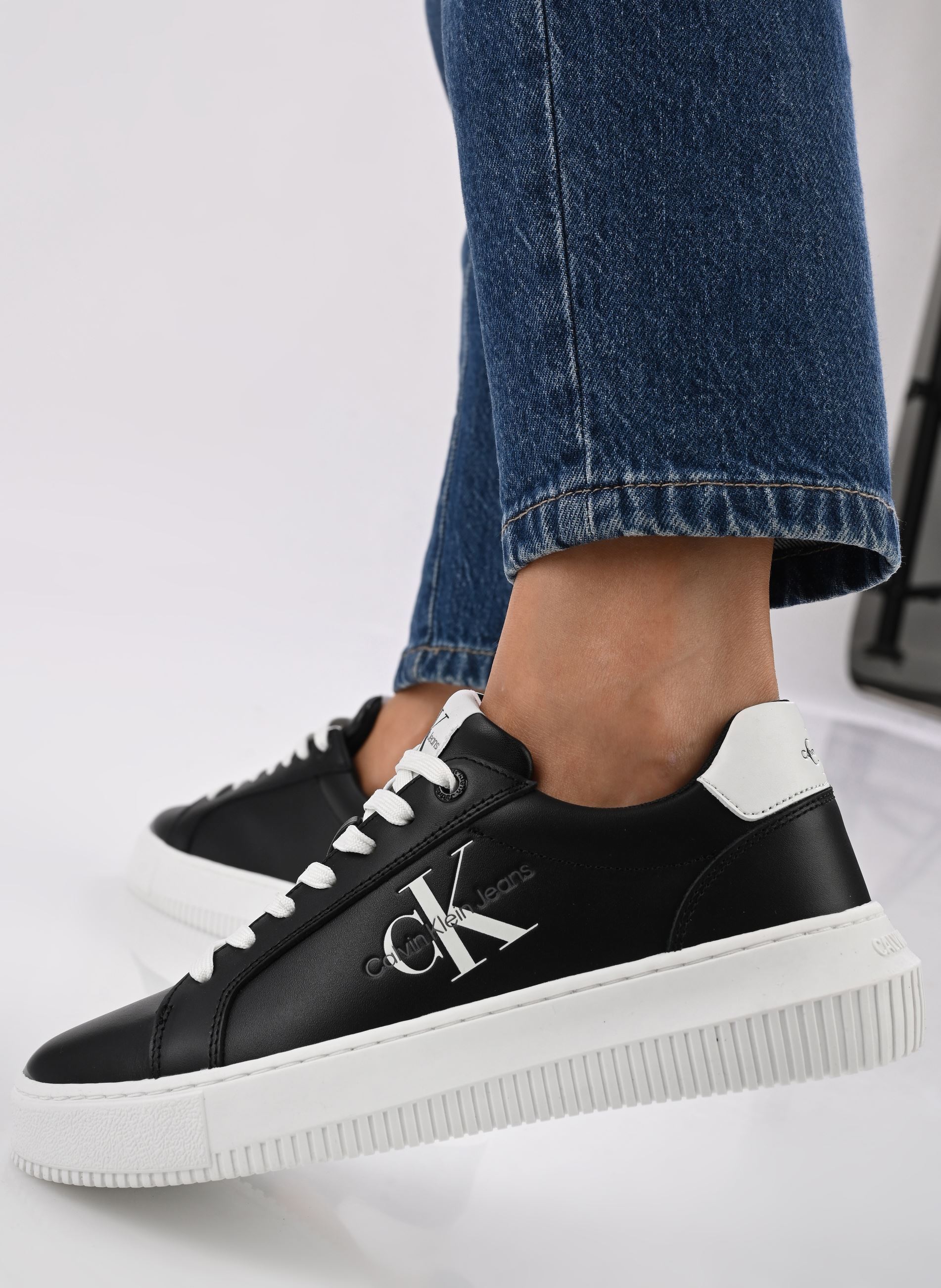 Sneaker Chunky Cupsole Mono LTH damen schwarz Calvin Klein Sneaker Chunky Cupsole Mono LTH damen schwarz BDS BLACK