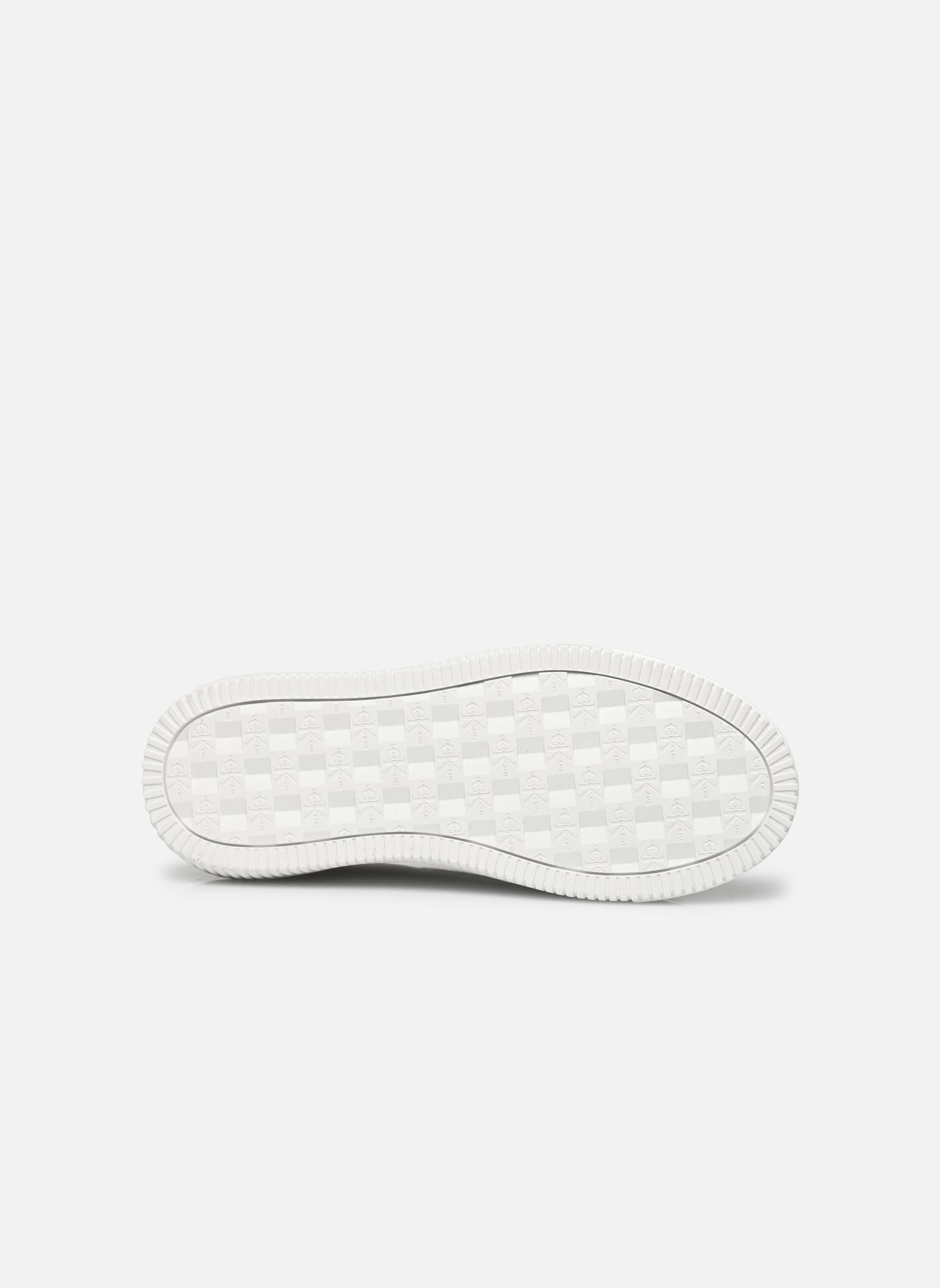 Sneaker Chunky Cupsole Mono LTH damen weiß Calvin Klein Sneaker Chunky Cupsole Mono LTH damen weiß BRIGHT WHITE/PASTEL LILAC