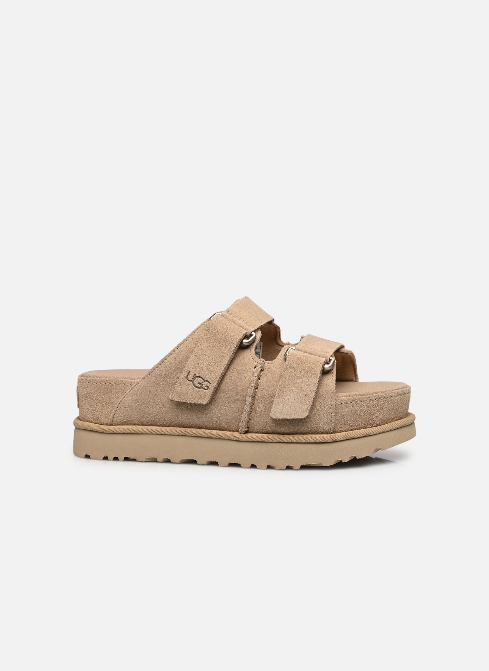 Pantoletten und Clogs W Goldenstar Hi Slide damen beige UGG Pantoletten und Clogs W Goldenstar Hi Slide damen beige SAND