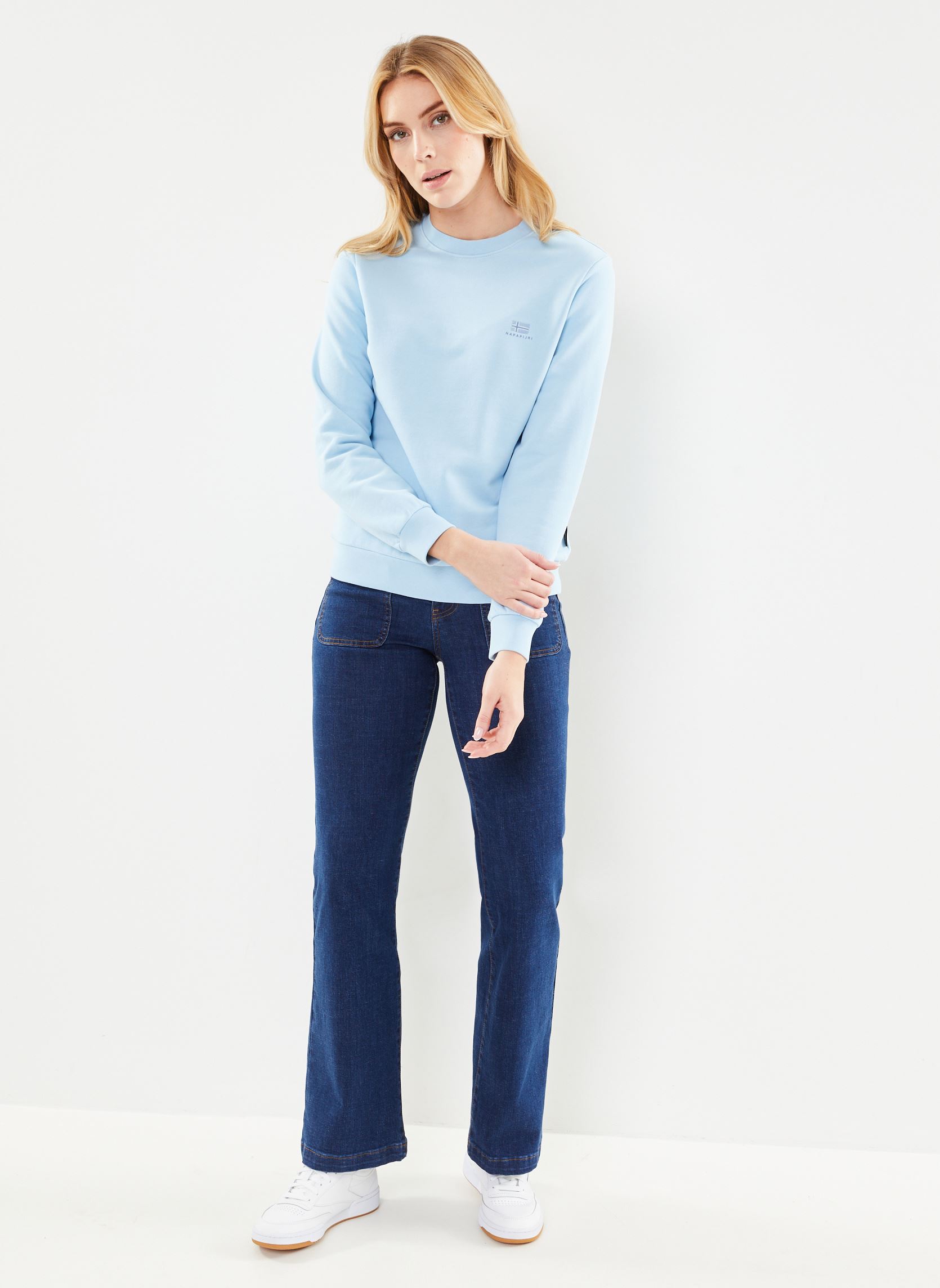 Felpe B-NINA I79 donna blu Napapijri Felpe B-NINA I79 donna blu BLUE CLEAR