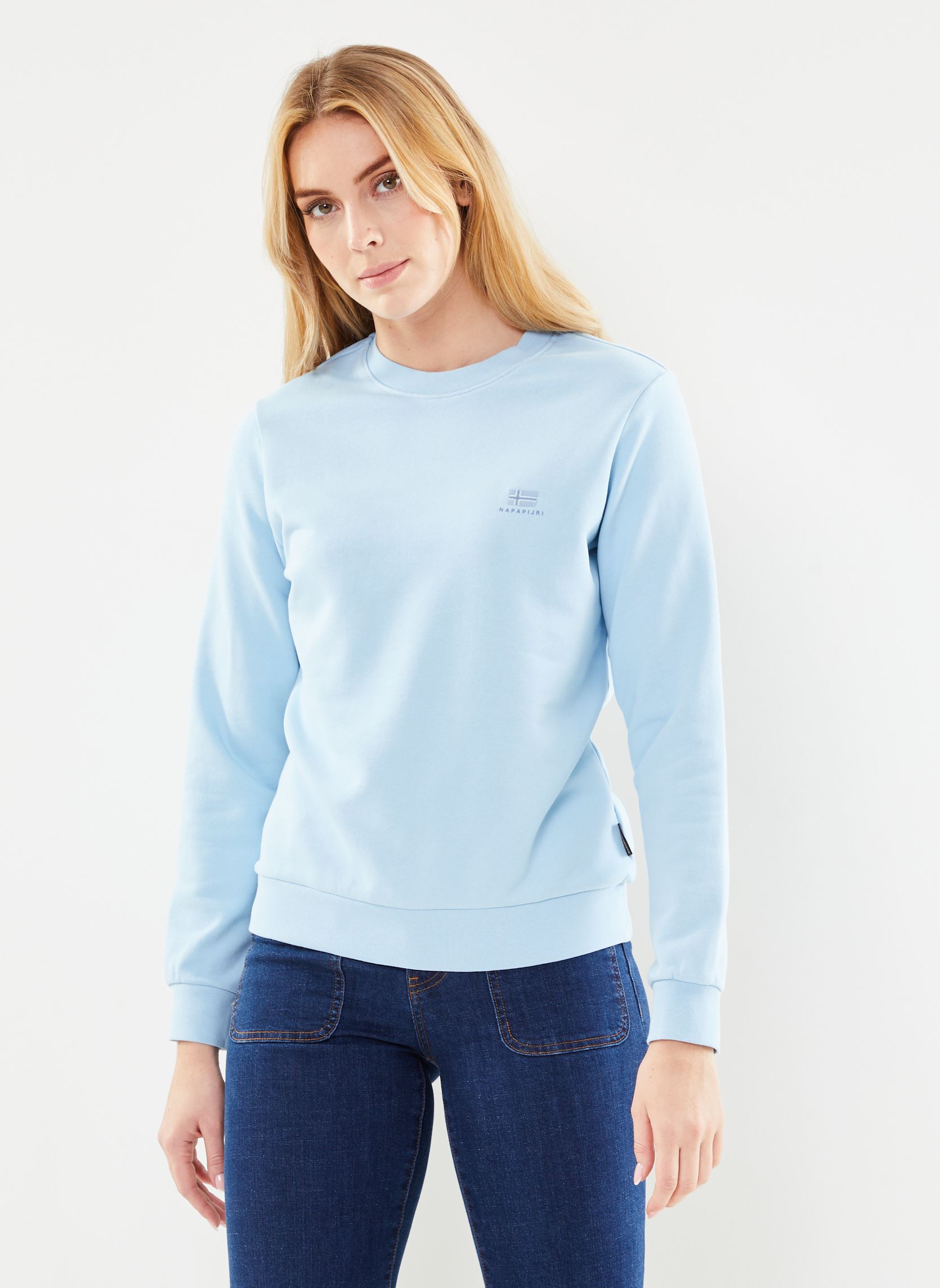 Felpe B-NINA I79 donna blu Napapijri Felpe B-NINA I79 donna blu BLUE CLEAR
