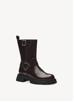 Tamaris Stivaletto Donna Con Tacco A Blocco - Modello 1-25314-45, Effetto Pelle Di Serpente, Tacco 55mm, Plateau 30mm, Cerniera Laterale