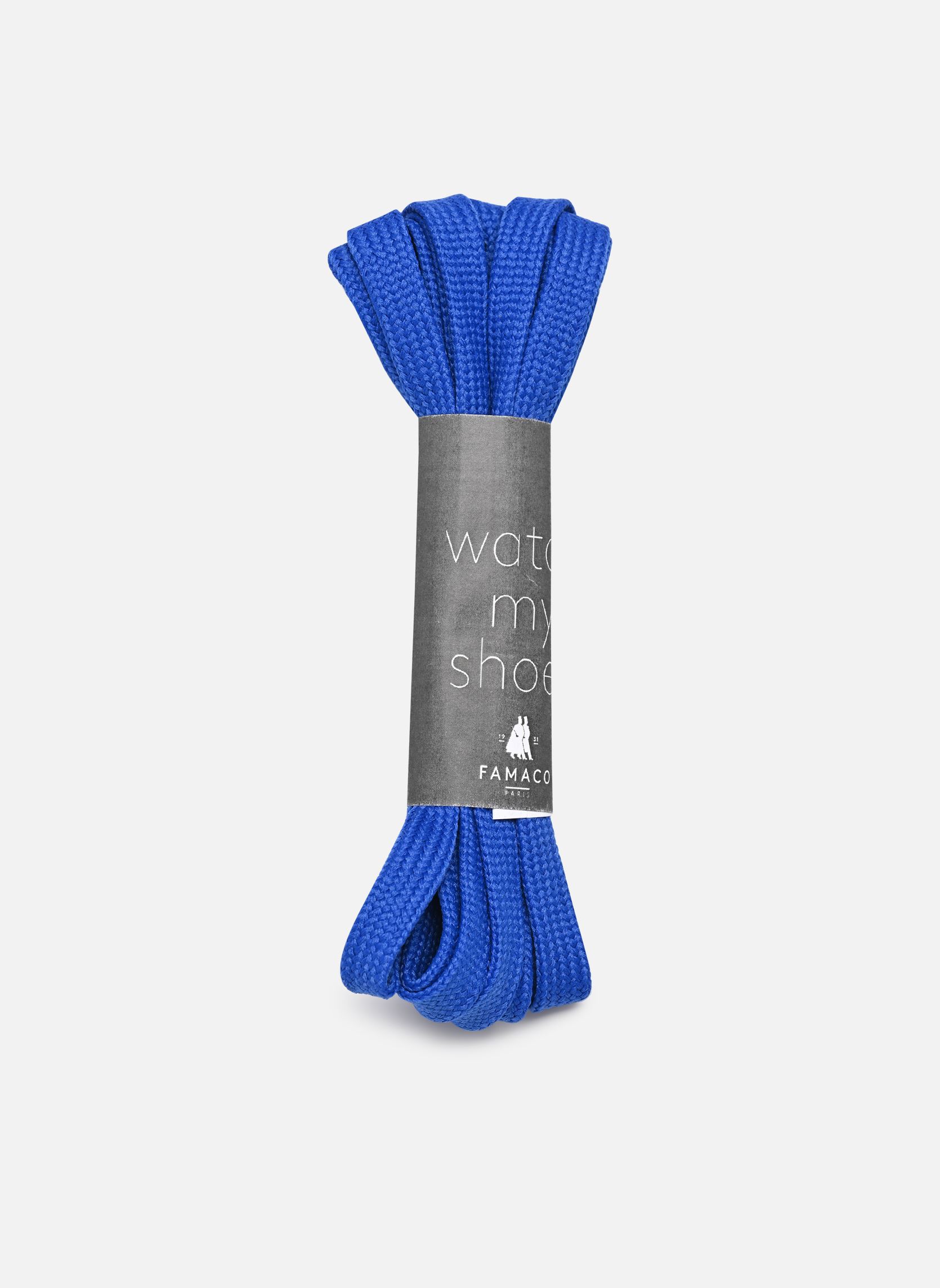 Lacets Lacets Plat 120 cm bleu Famaco Lacets Lacets Plat 120 cm bleu Bleu électrique