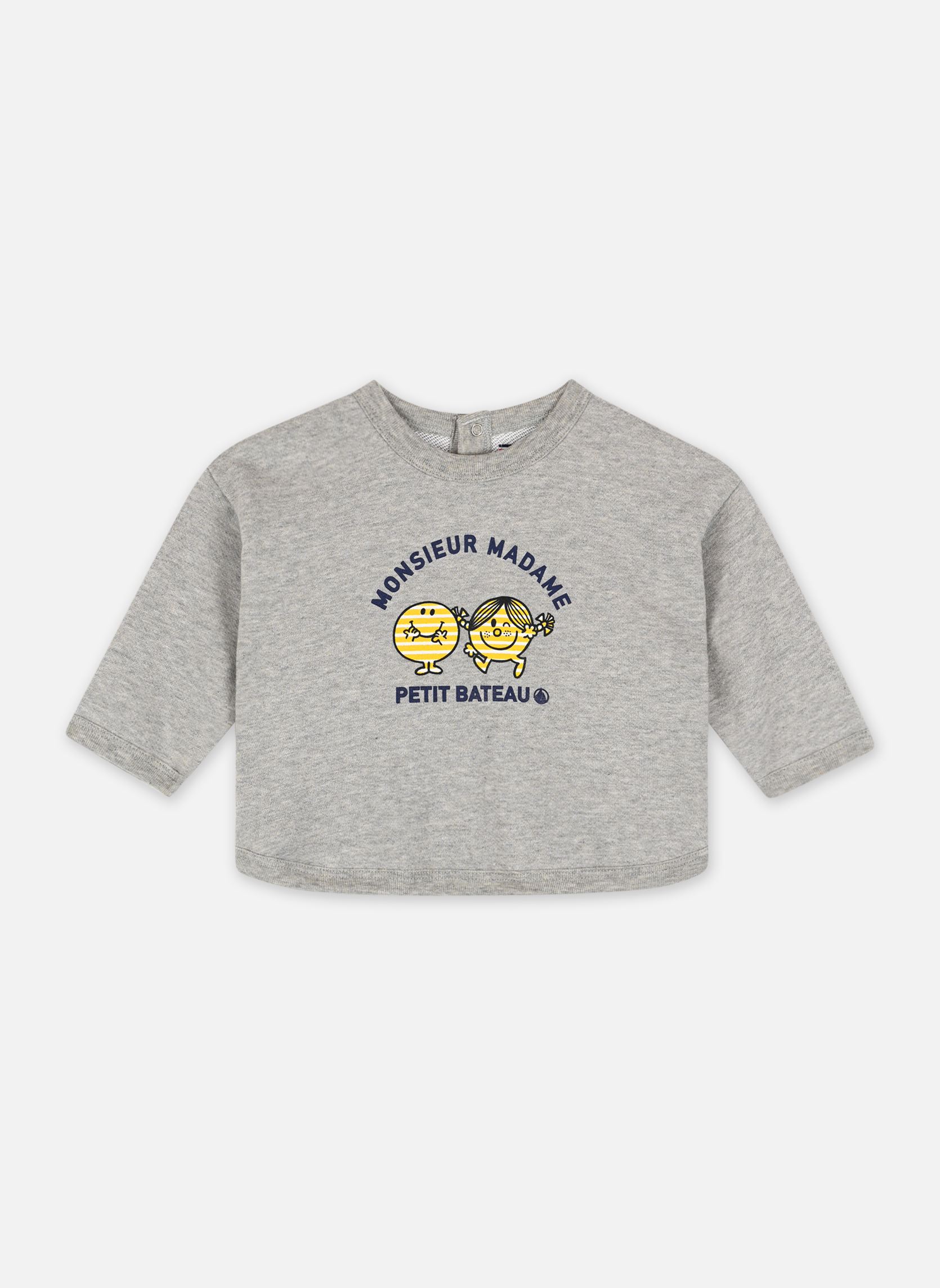 Vêtements Petit Bateau Sweat Shirts Monsieur Madame pour Accessoires