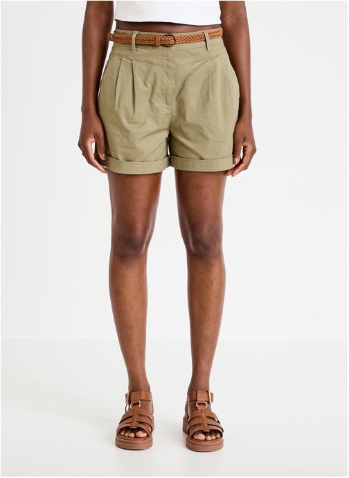 Cache Cache Shorts SHOCHINO femme vert