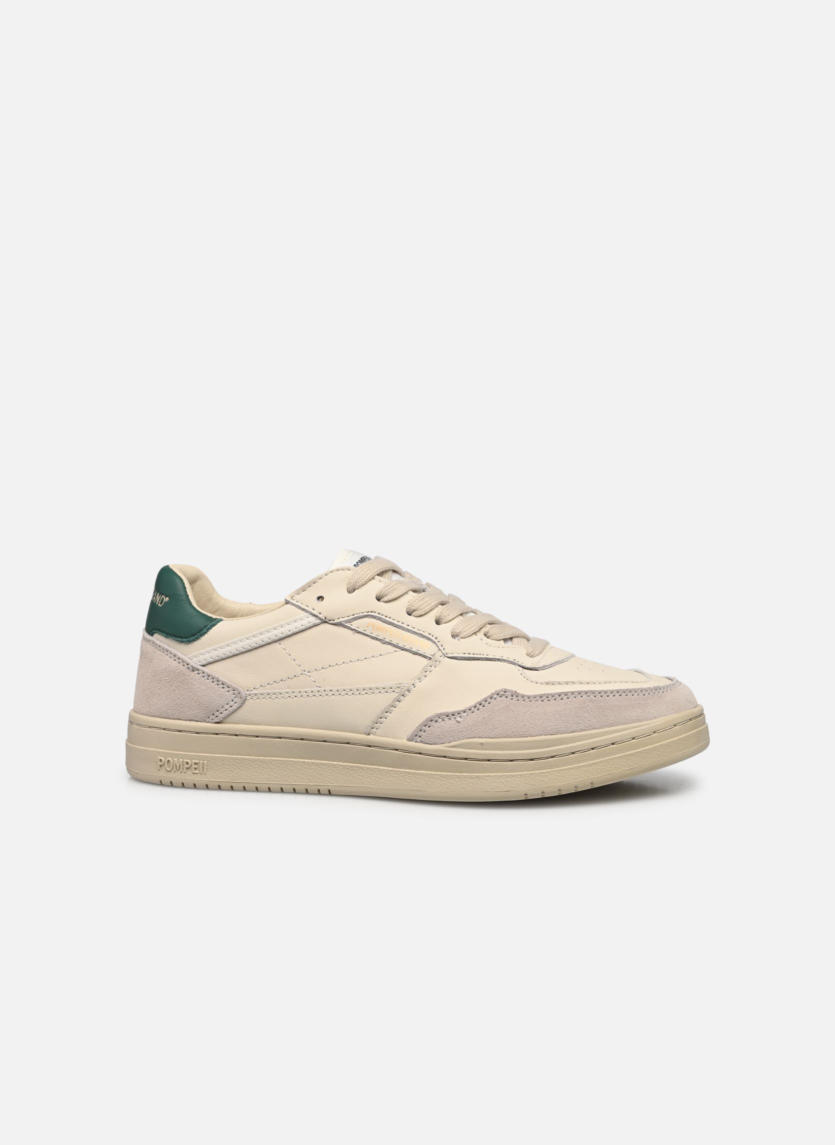 Sneakers ELAN LEATHER dames wit Pompeii Sneakers ELAN LEATHER dames wit ECRU PINE