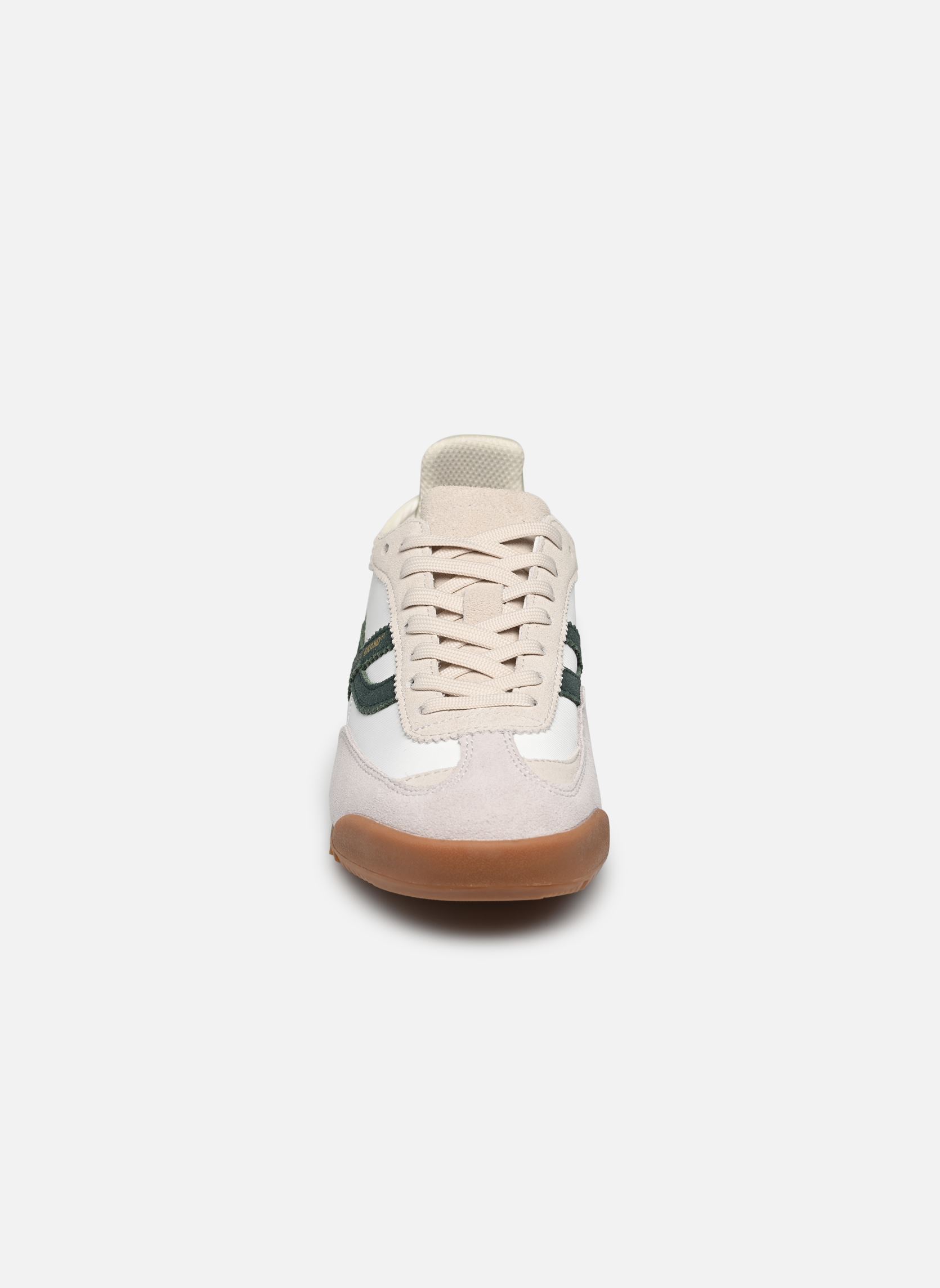 Baskets KITE SUEDE RETRO femme blanc Pompeii Baskets KITE SUEDE RETRO femme blanc WHITE GREEN