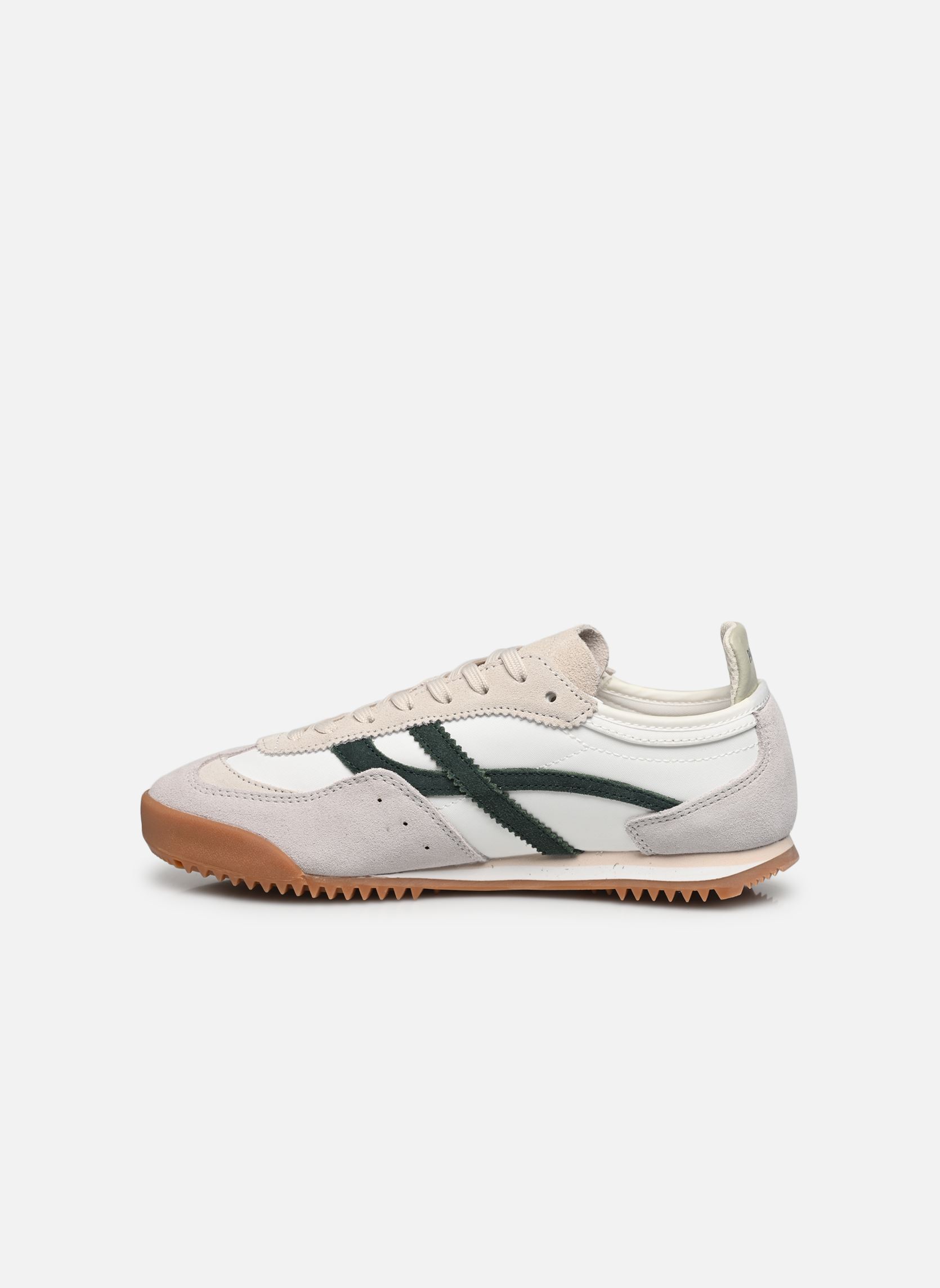 Baskets KITE SUEDE RETRO femme blanc Pompeii Baskets KITE SUEDE RETRO femme blanc WHITE GREEN