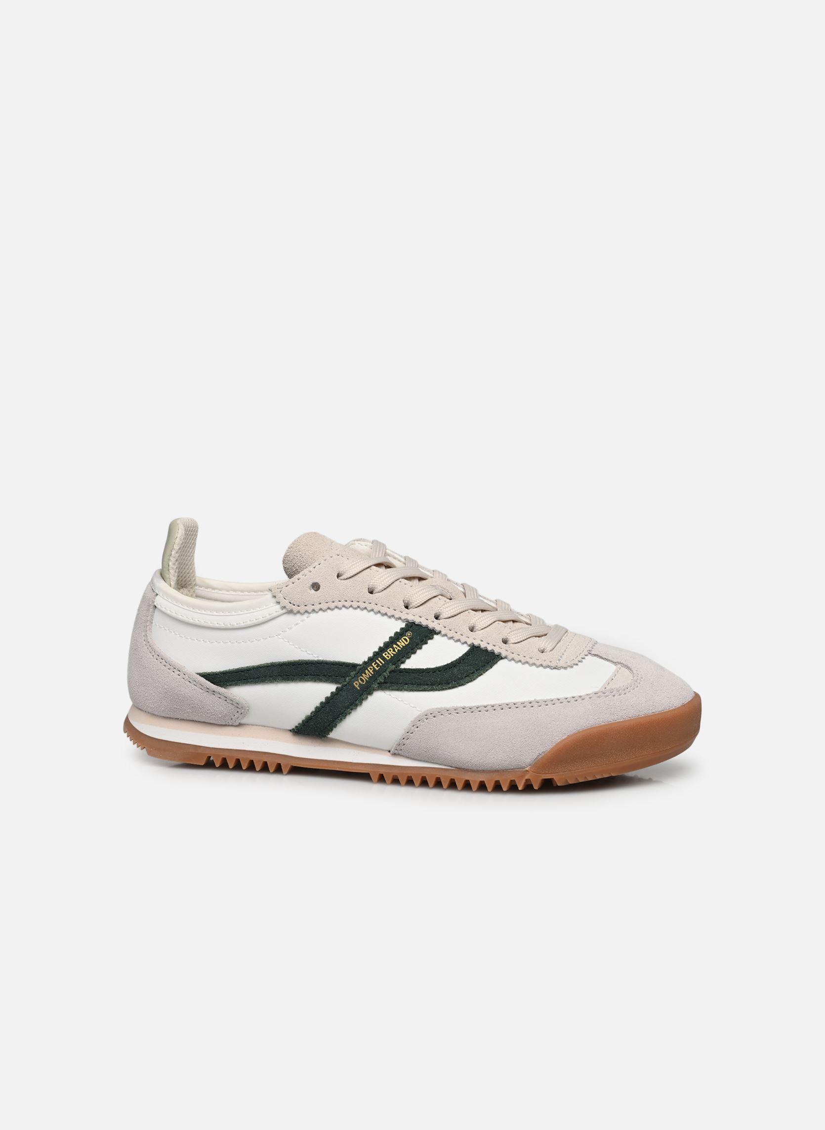 Baskets KITE SUEDE RETRO femme blanc Pompeii Baskets KITE SUEDE RETRO femme blanc WHITE GREEN