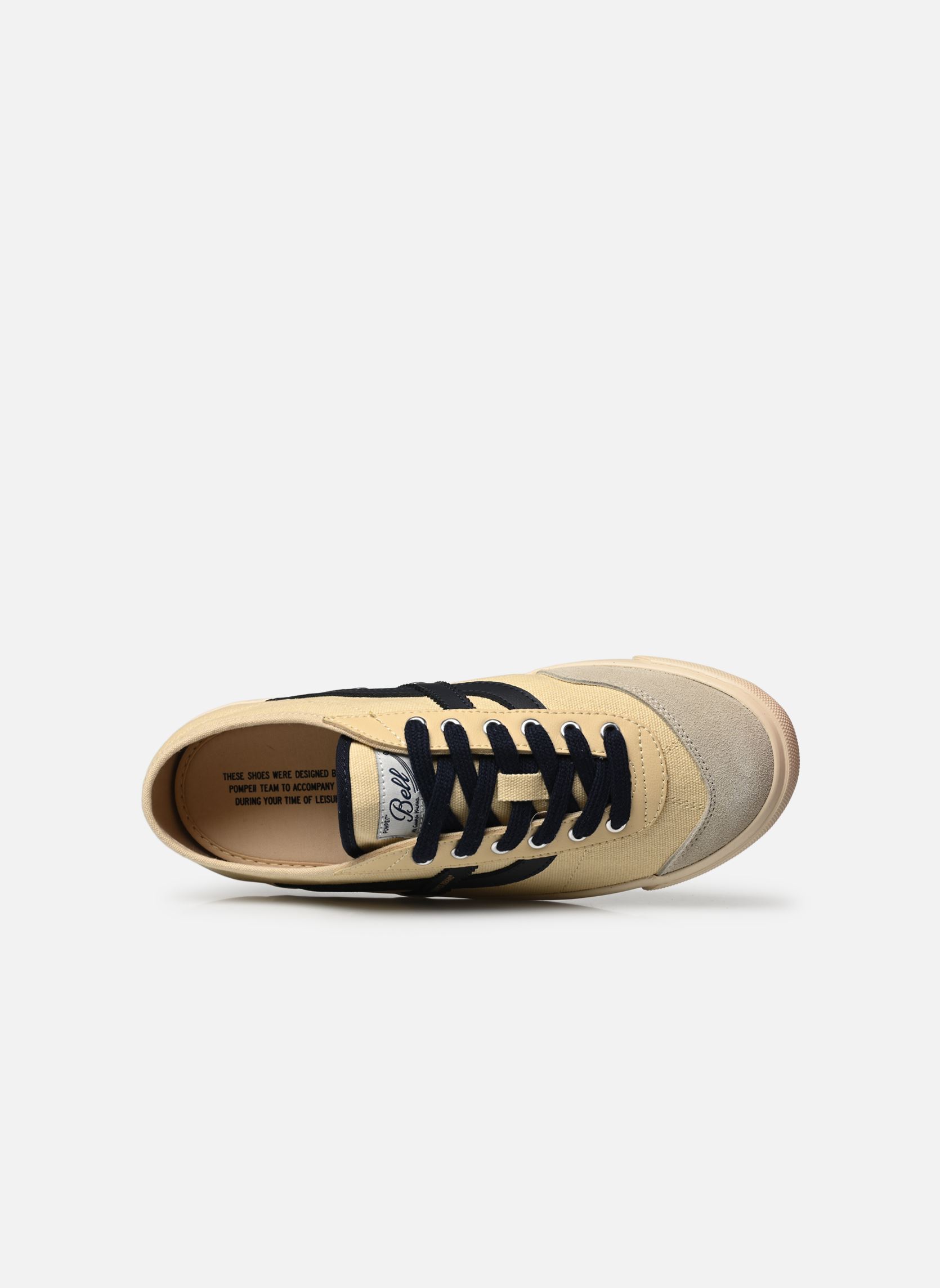Leinen-Sneaker BELL CANVAS M herren beige Pompeii Leinen-Sneaker BELL CANVAS M herren beige CREAM NAVY