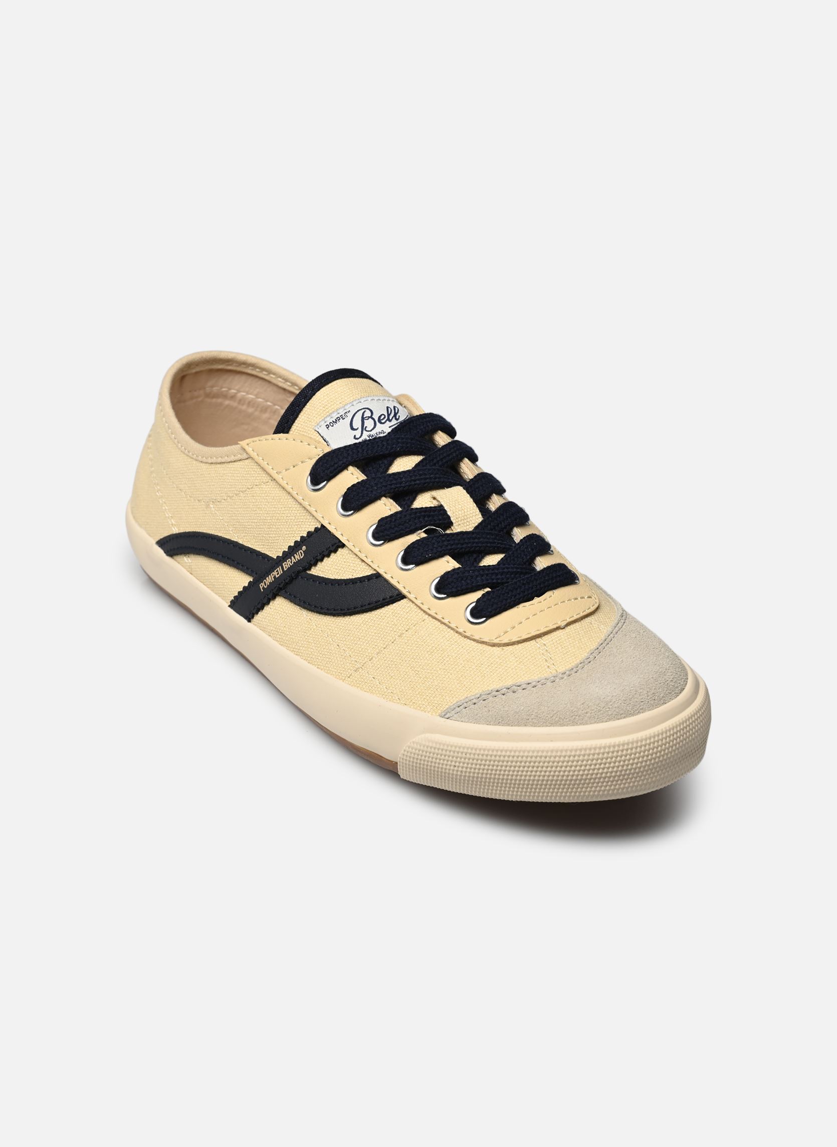 Leinen-Sneaker BELL CANVAS M herren beige Pompeii Leinen-Sneaker BELL CANVAS M herren beige CREAM NAVY