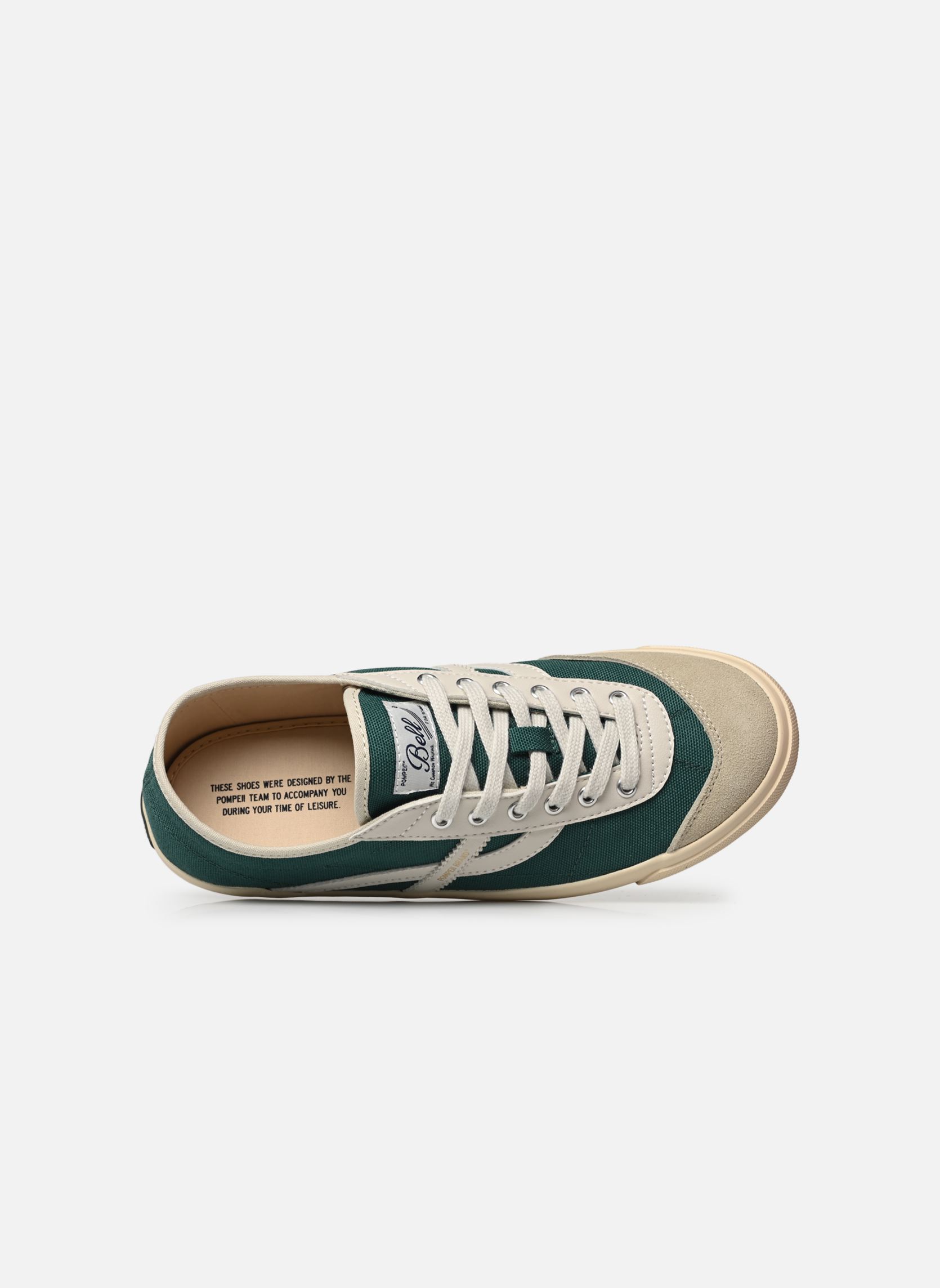 Leinen-Sneaker BELL CANVAS M herren grün Pompeii Leinen-Sneaker BELL CANVAS M herren grün GREEN