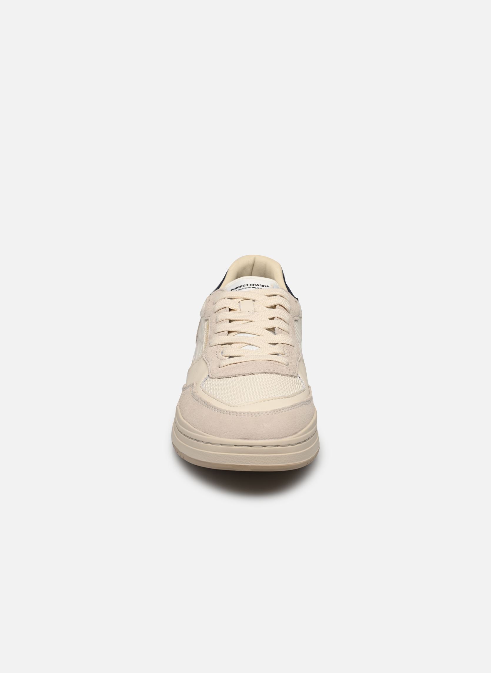 Sneaker ELAN LEATHER M herren weiß Pompeii Sneaker ELAN LEATHER M herren weiß ECRU NYLON NAVY