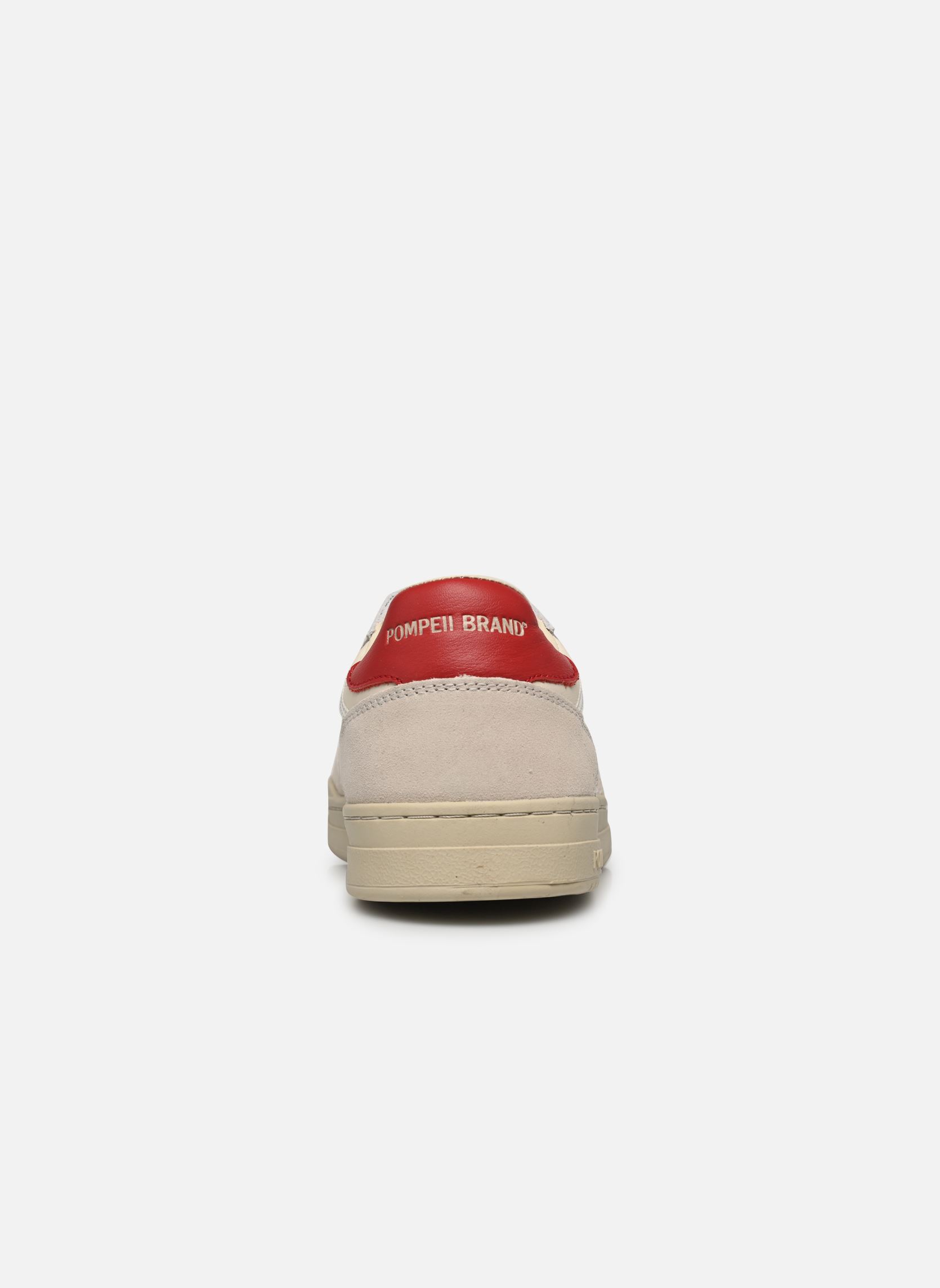 Baskets ELAN LEATHER M homme blanc Pompeii Baskets ELAN LEATHER M homme blanc ECRU RED