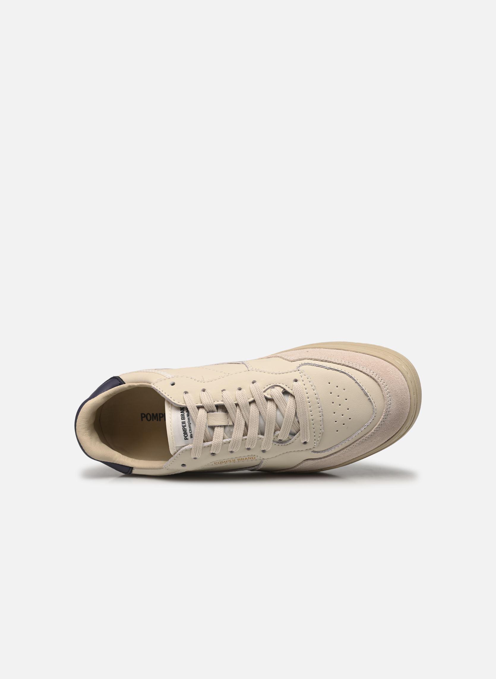 Sneaker ELAN LEATHER M herren weiß Pompeii Sneaker ELAN LEATHER M herren weiß ECRU JEANS