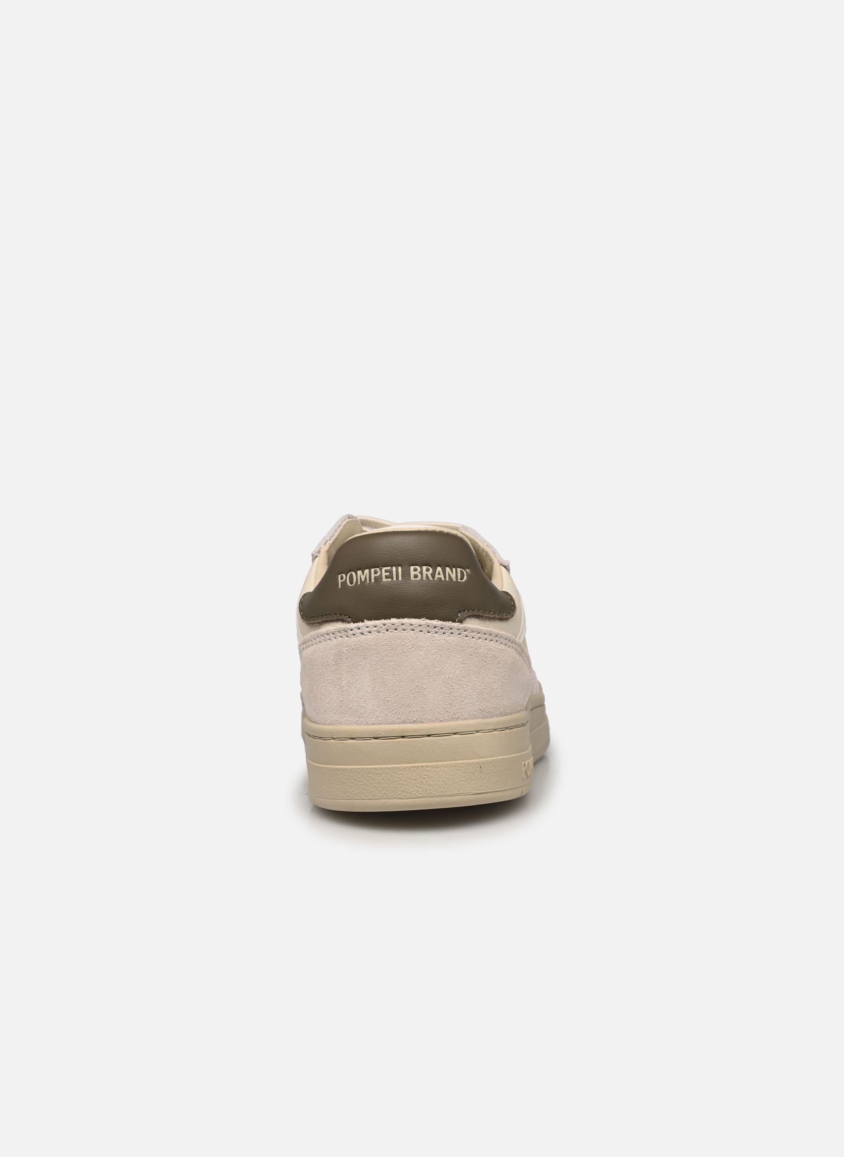 Baskets ELAN LEATHER M homme blanc Pompeii Baskets ELAN LEATHER M homme blanc ECRU KHAKI