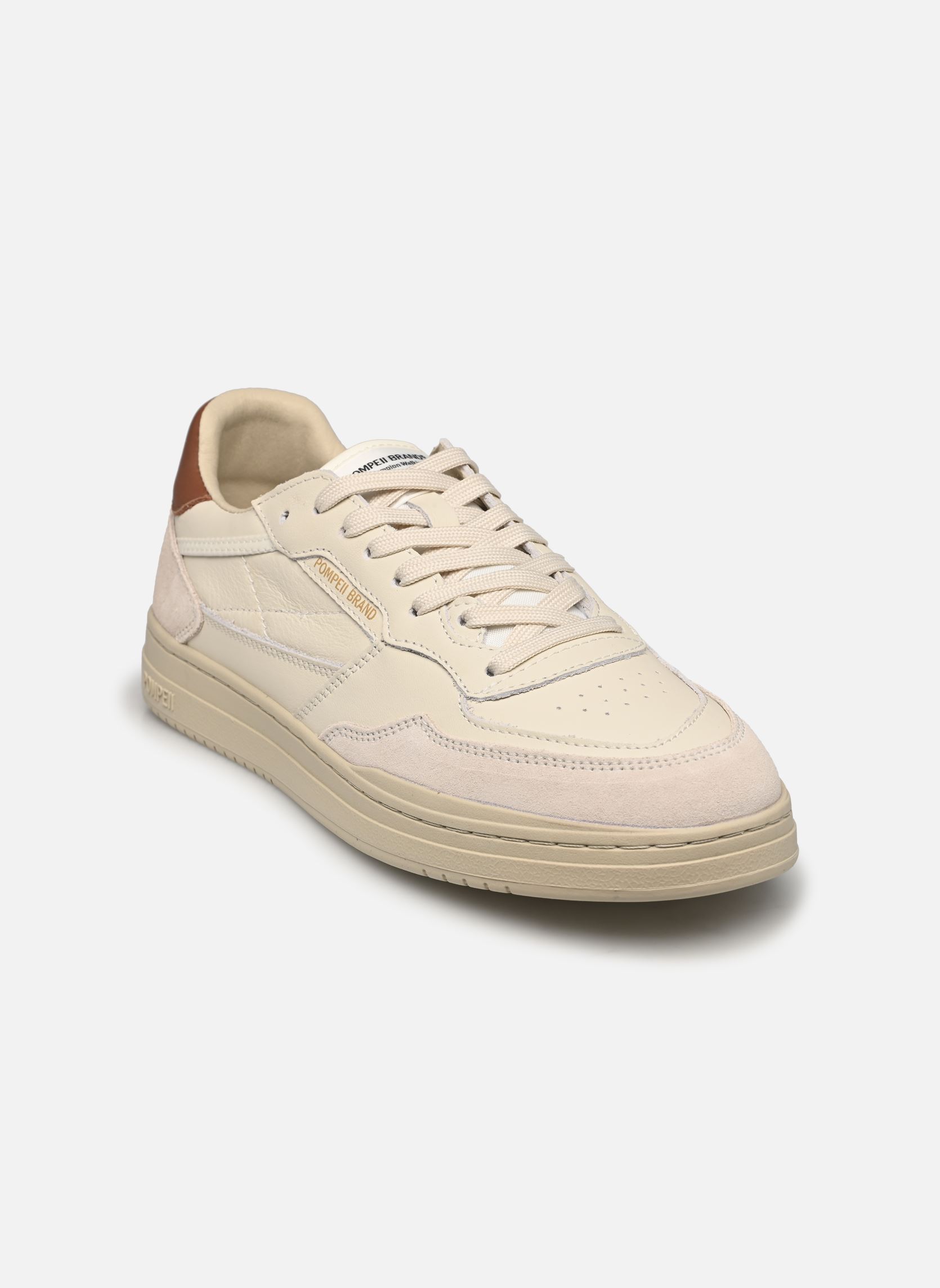 Baskets ELAN LEATHER M homme blanc Pompeii Baskets ELAN LEATHER M homme blanc ECRU RUST