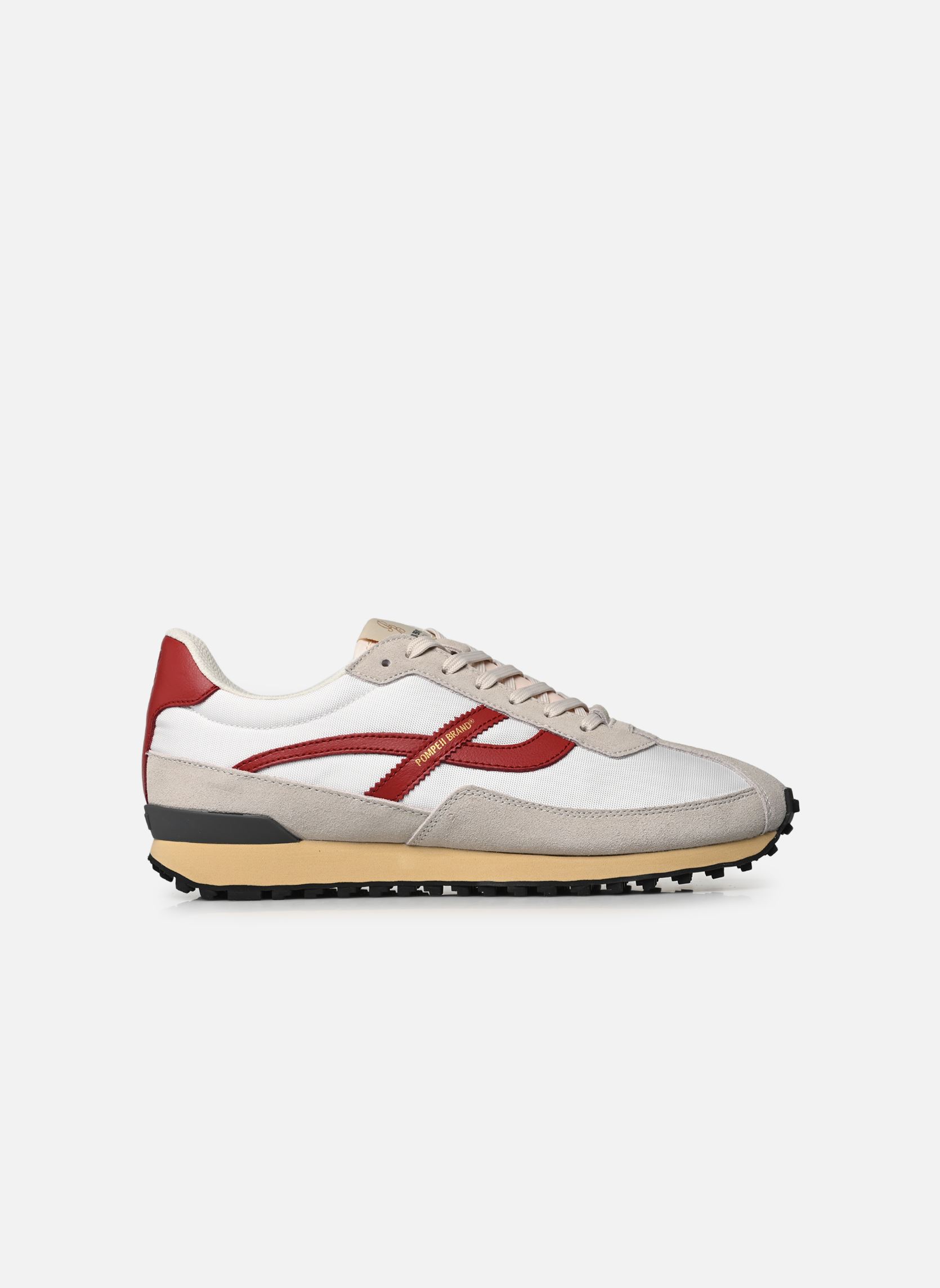 Laufschuhe ELMO M herren weiß Pompeii Laufschuhe ELMO M herren weiß OFF WHITE RED
