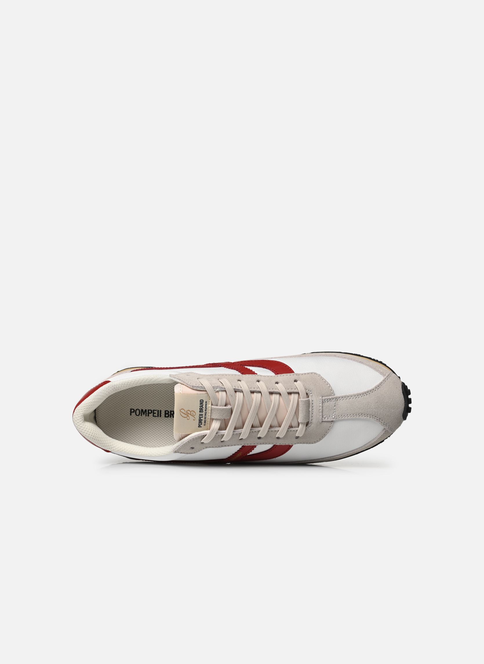 Laufschuhe ELMO M herren weiß Pompeii Laufschuhe ELMO M herren weiß OFF WHITE RED