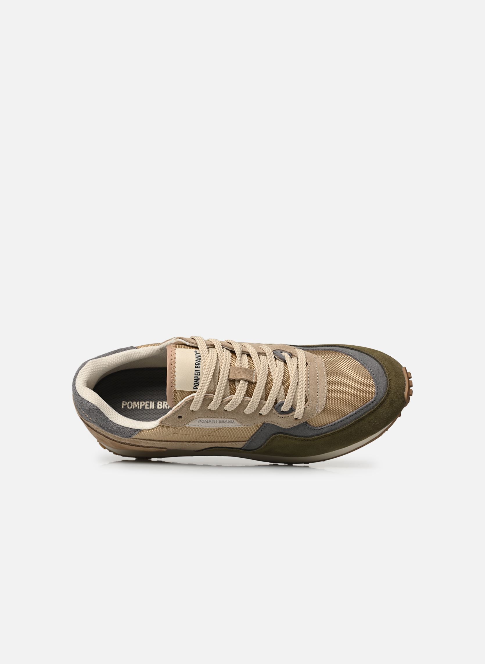 Baskets running MISTRAL SUEDE homme beige Pompeii Baskets running MISTRAL SUEDE homme beige CEDAR