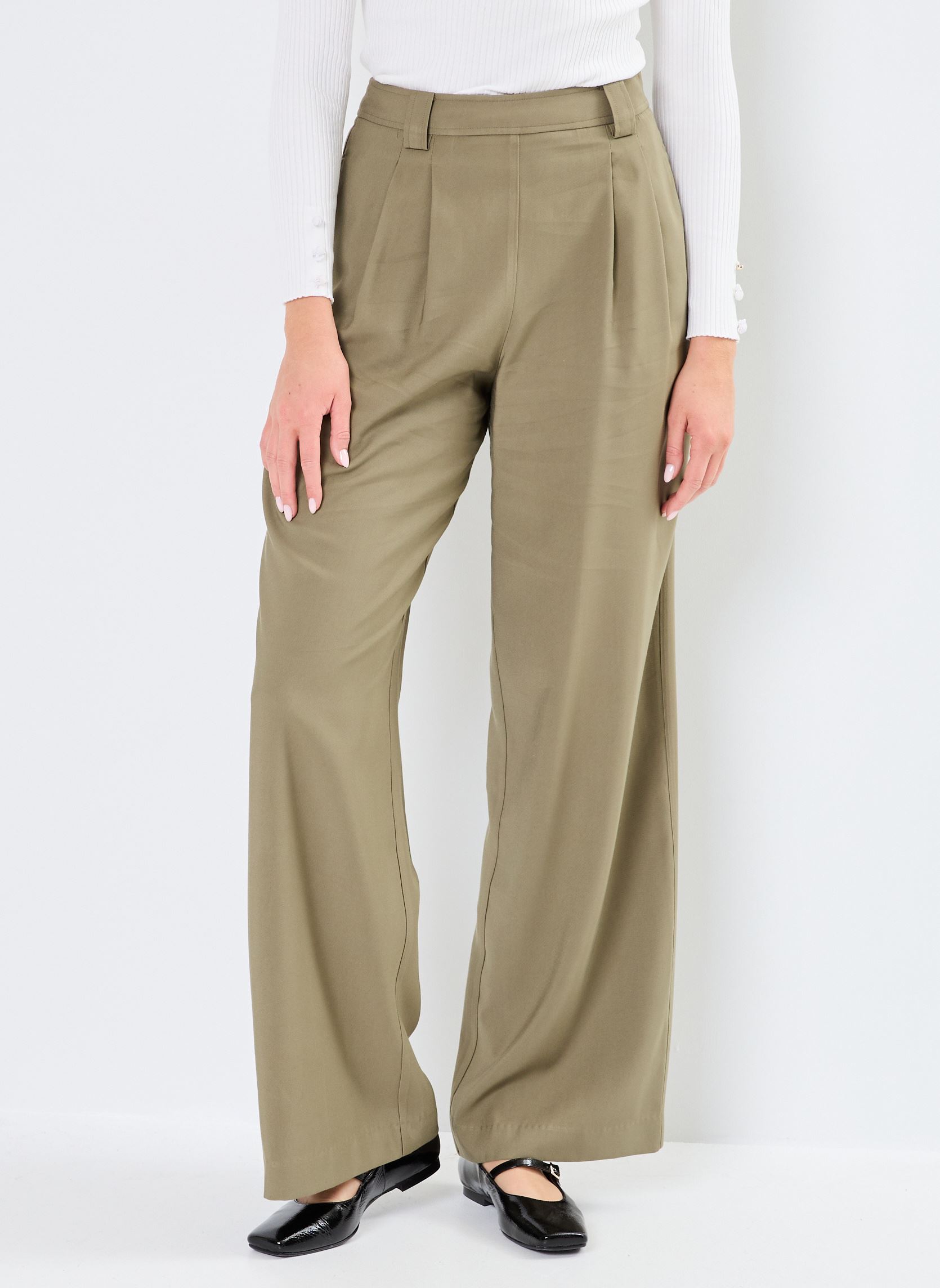 Pantalons larges PKATIA femme vert Georgia Rose Pantalons larges PKATIA femme vert KAKI