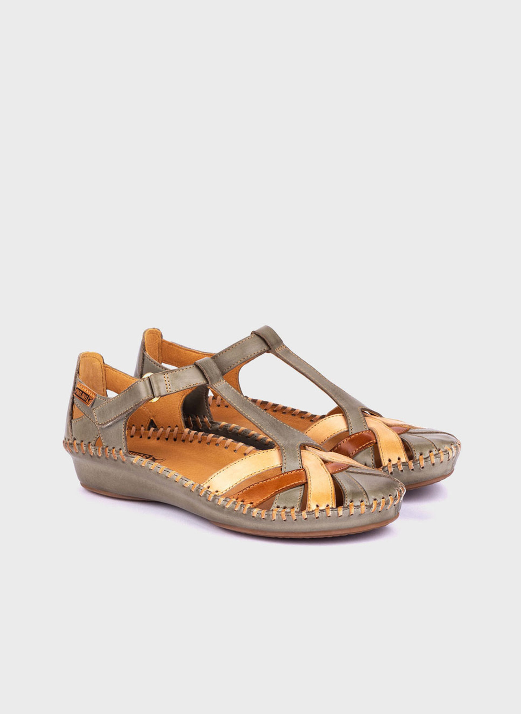 Sandales P. VALLARTA femme gris Pikolinos Sandales P. VALLARTA femme gris Gris clair