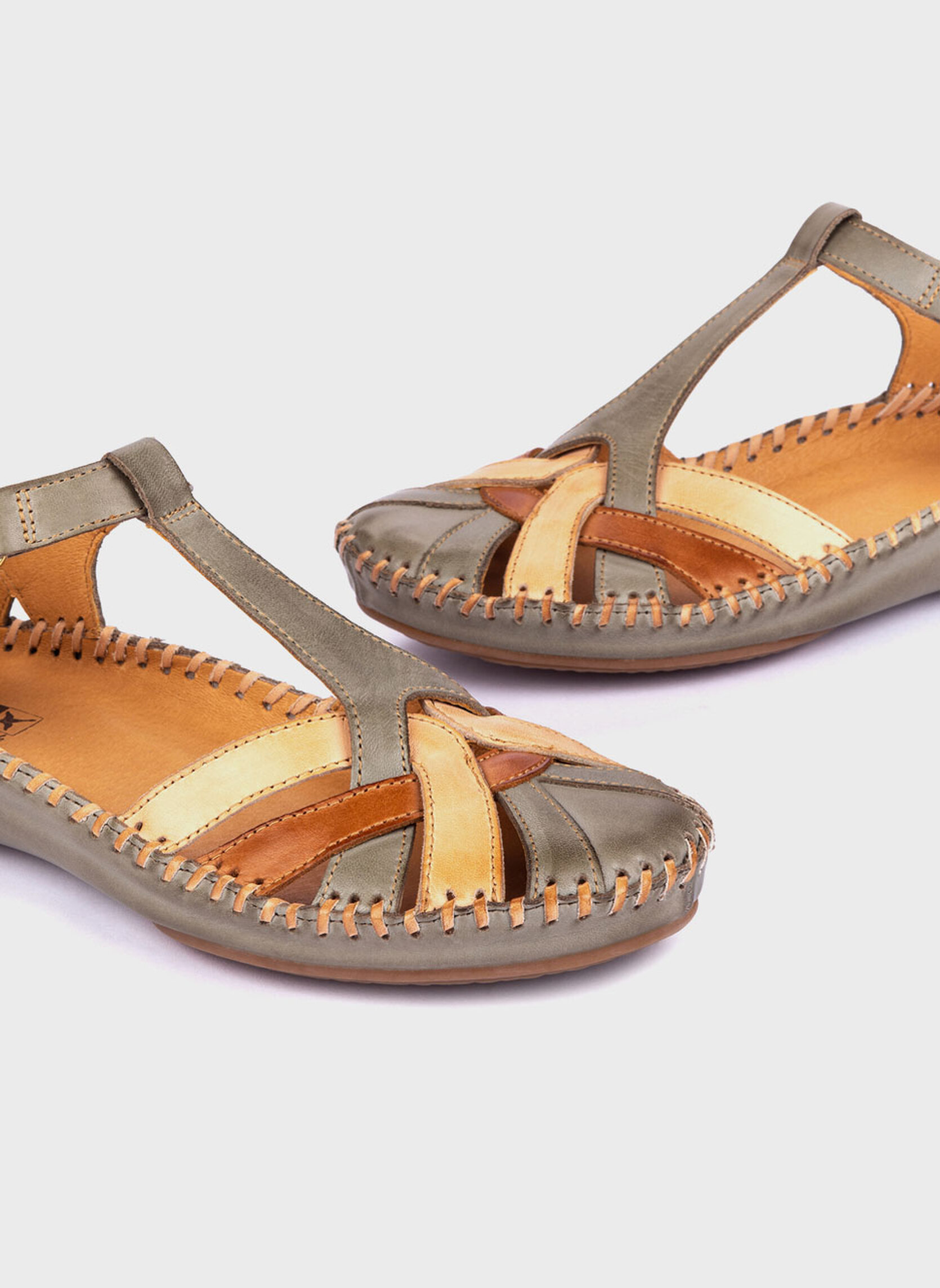 Sandales P. VALLARTA femme gris Pikolinos Sandales P. VALLARTA femme gris Gris clair