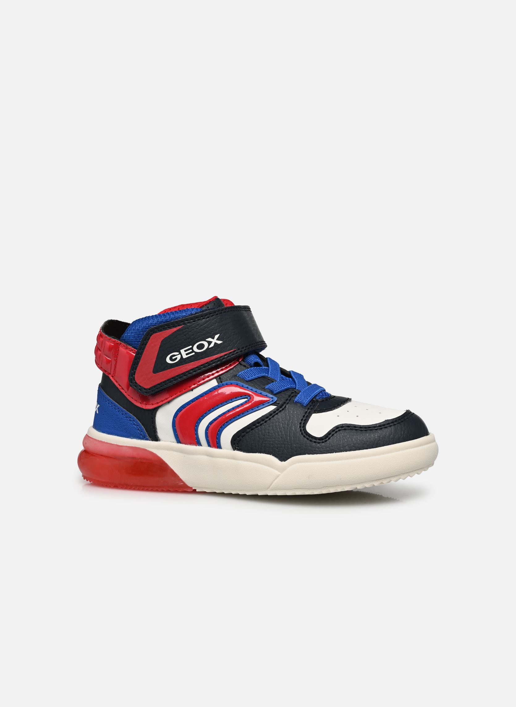 Sneakers alte J Grayjay Boy J369Y bambino multicolore Geox Sneakers alte J Grayjay Boy J369Y bambino multicolore MARINE / RED