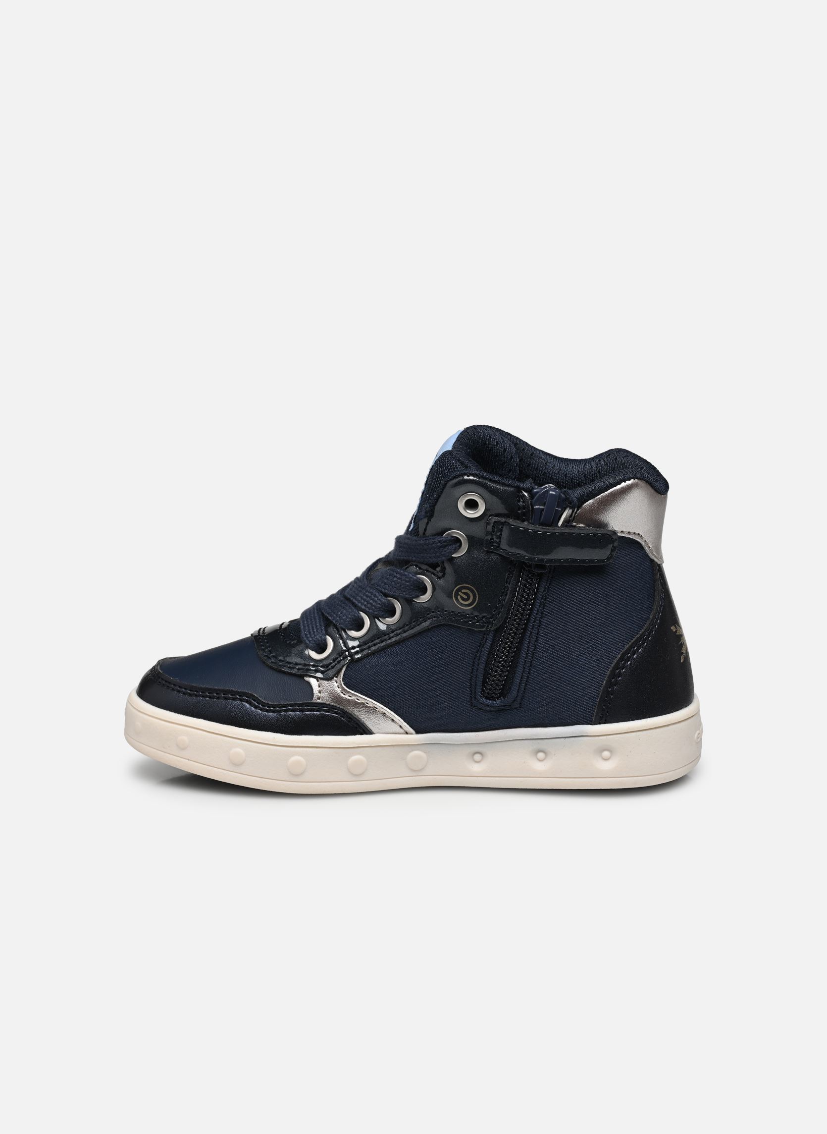 Knöchelhohe Sneaker J Skylin Girl Lights Disney mädchen blau Geox Knöchelhohe Sneaker J Skylin Girl Lights Disney mädchen blau Navy / Platinium